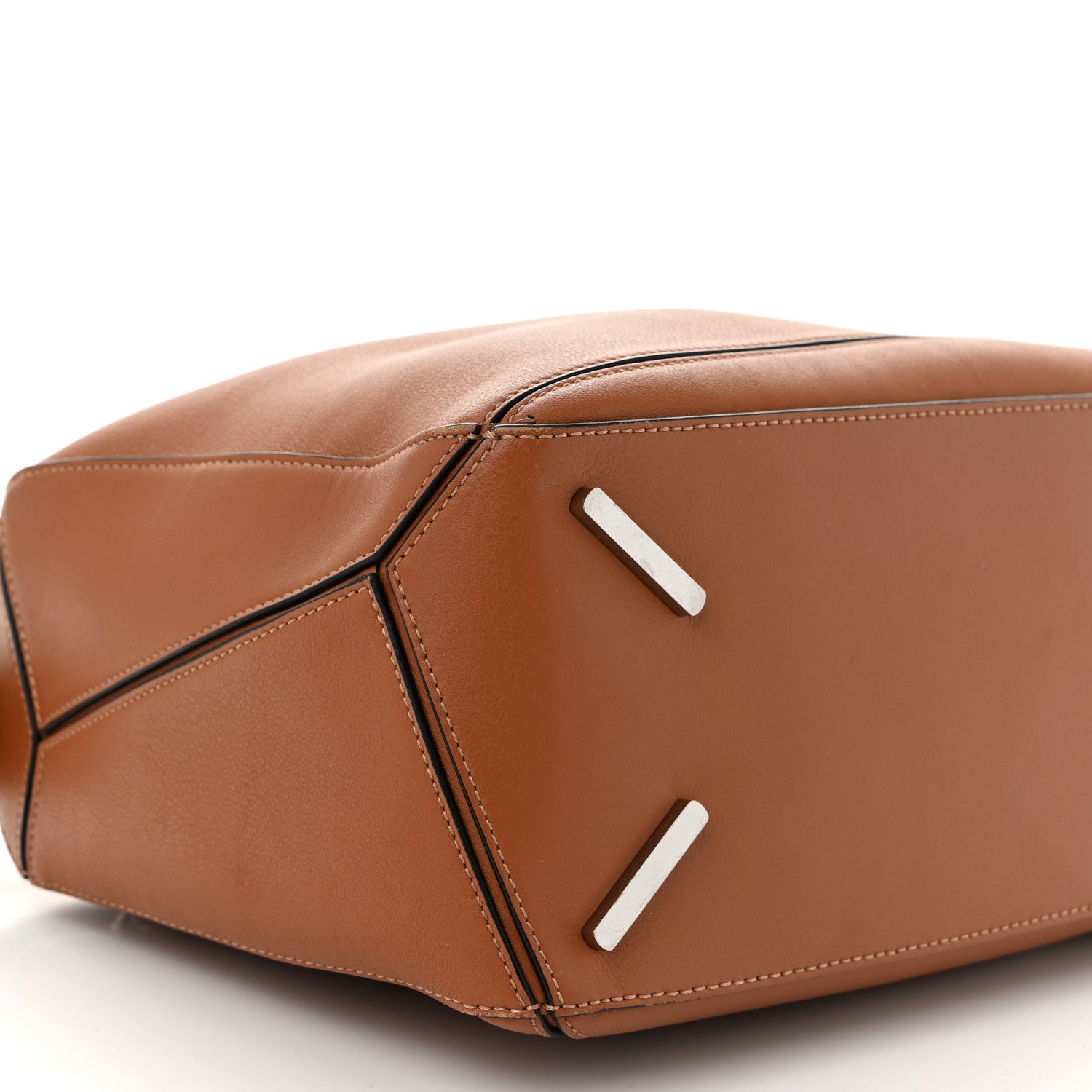 Loewe Calfskin Medium Puzzle Bag Tan 9 of 11