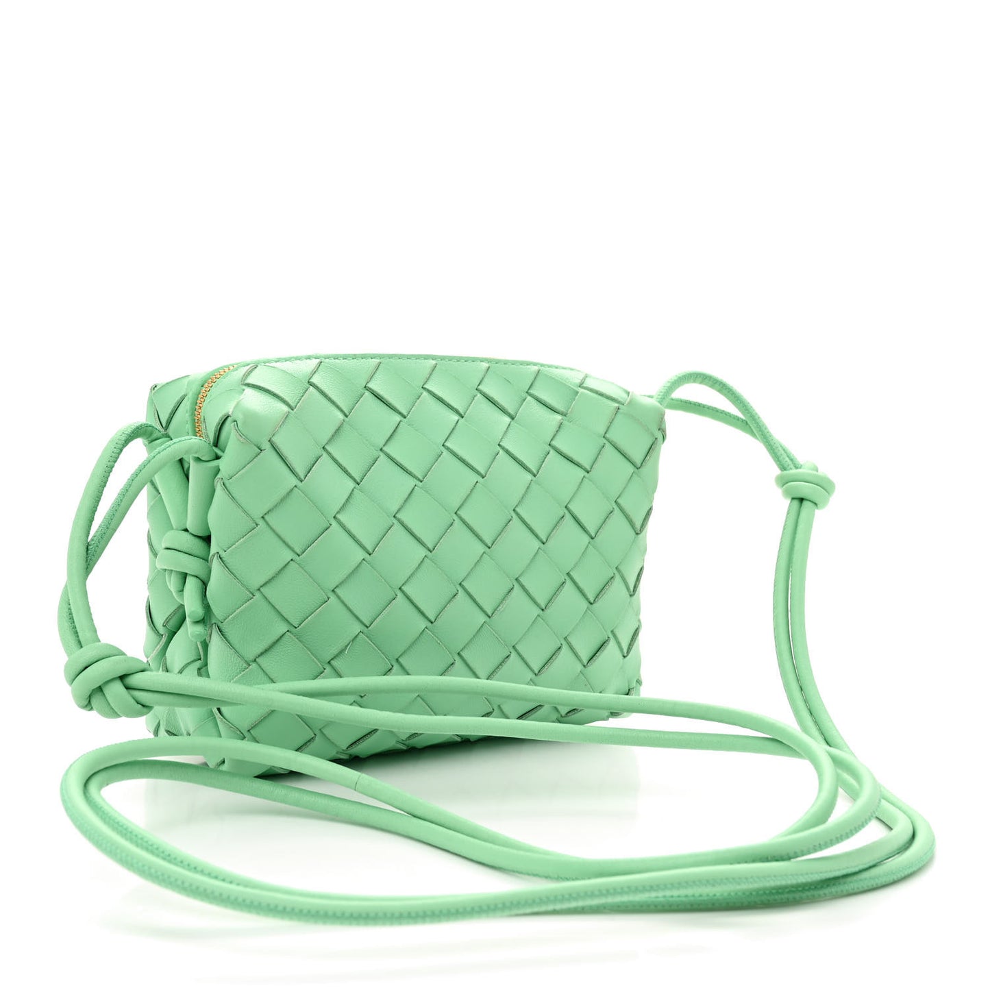 Nappa Intrecciato Mini Loop Camera Bag Siren