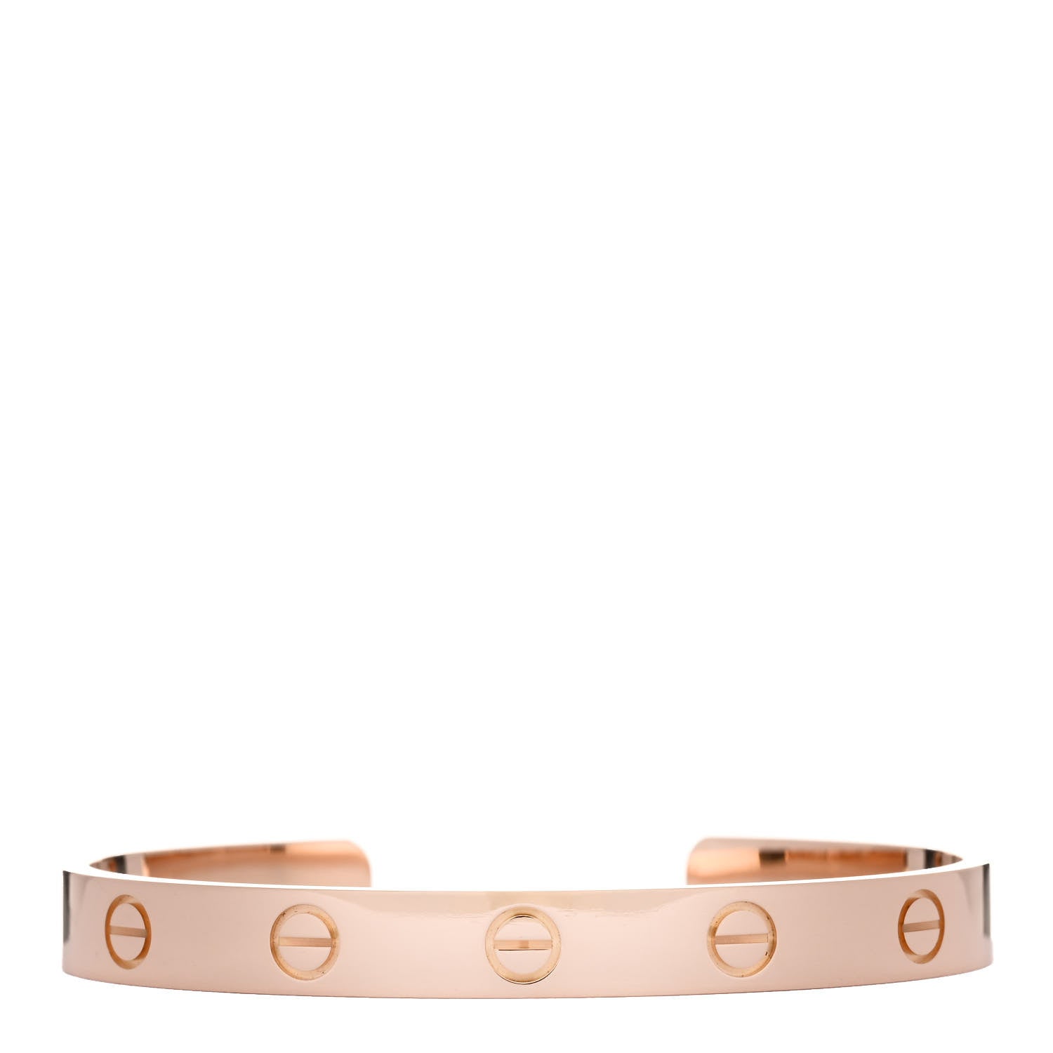 Cartier 18K Pink Gold LOVE Cuff Bracelet 16 1 of 4