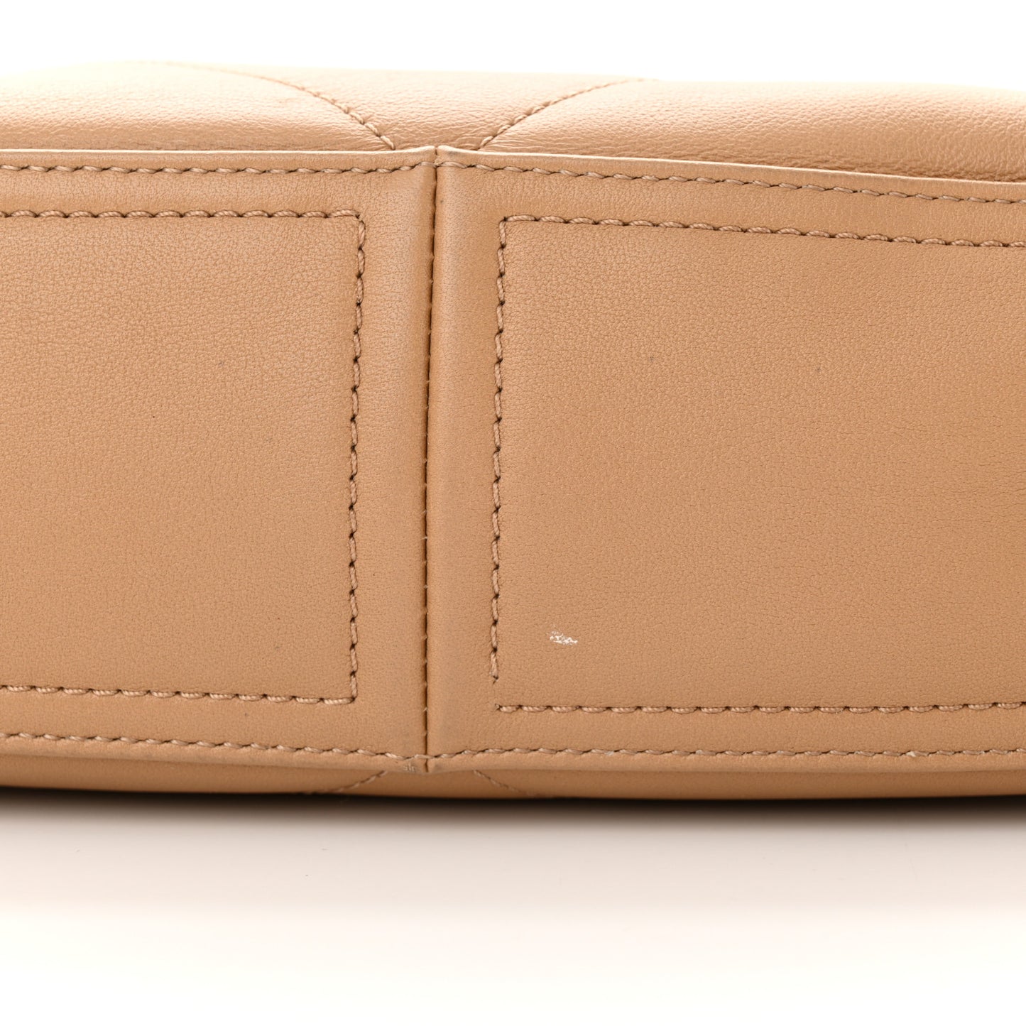 Calfskin Stitched Easy Mood Hobo Beige