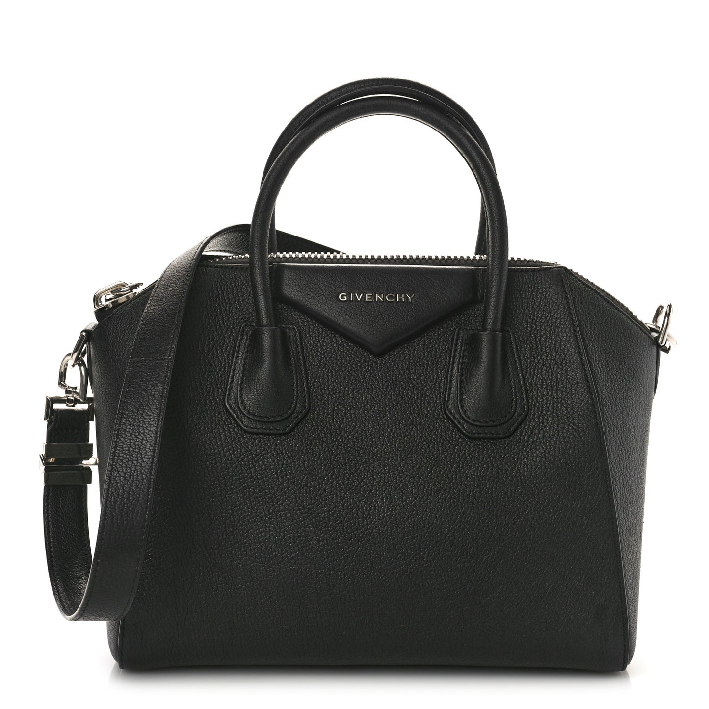 Sugar Goatskin Small Antigona Black