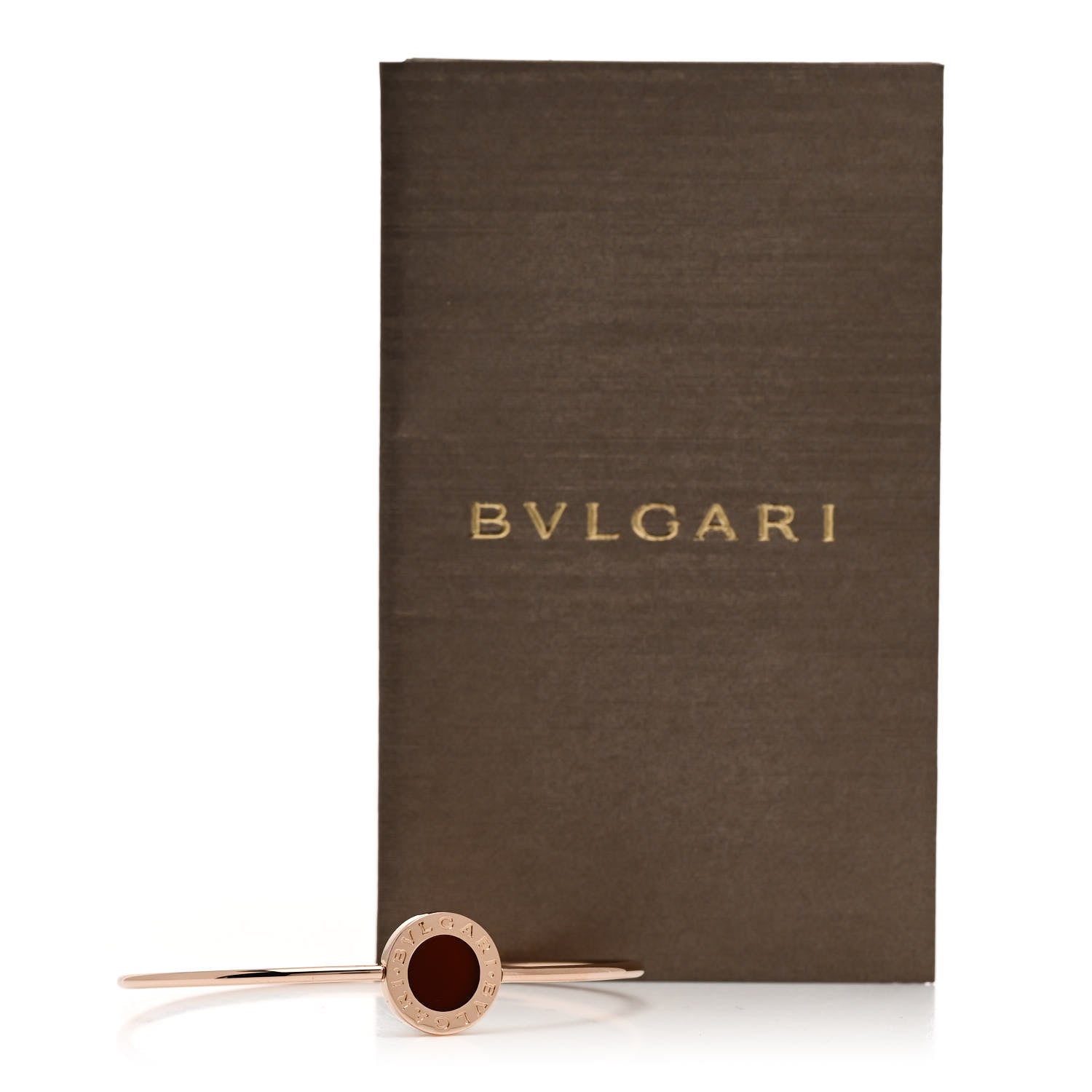 Bulgari 18K Rose Gold Carnelian BVLGARI BVLGARI Bangle Bracelet S 4 of 4