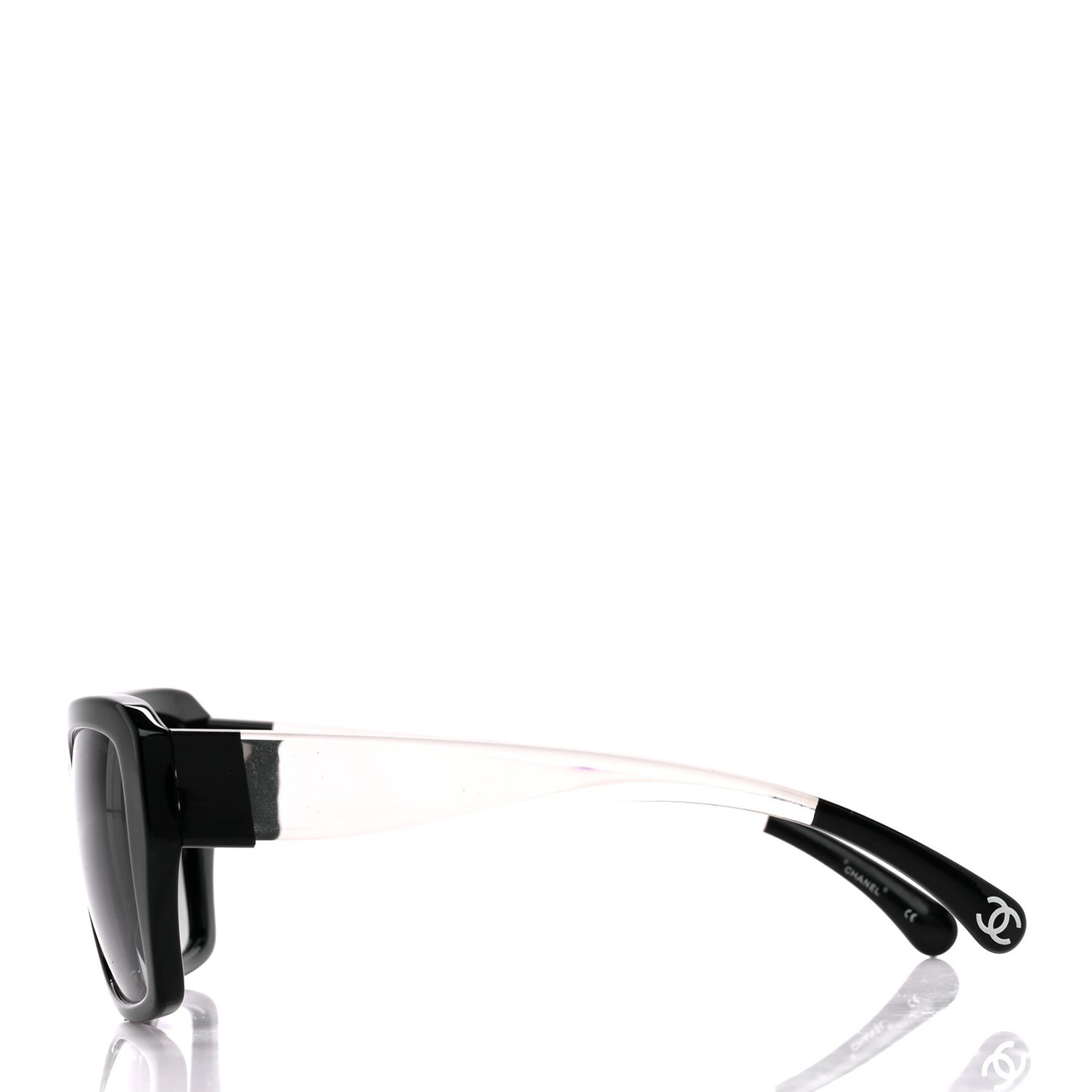 Acetate Square CC Sunglasses 40988 Black