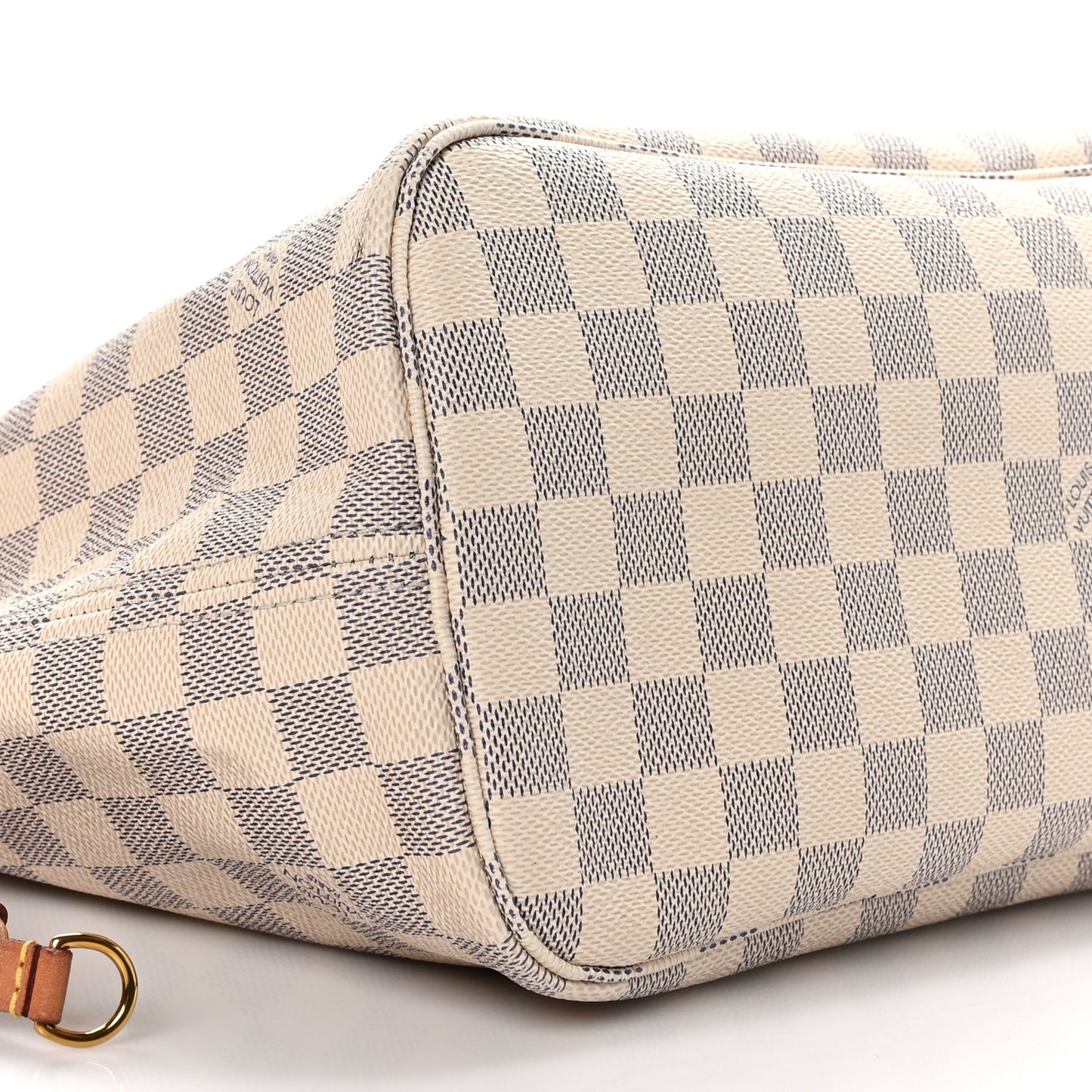 Damier Azur Neo Neverfull MM Rose Ballerine