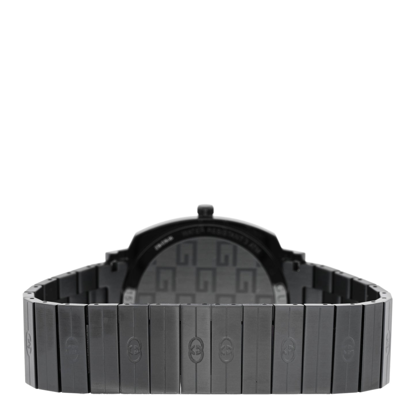 PVD Stainless Steel 38mm Grip Quartz Watch Black