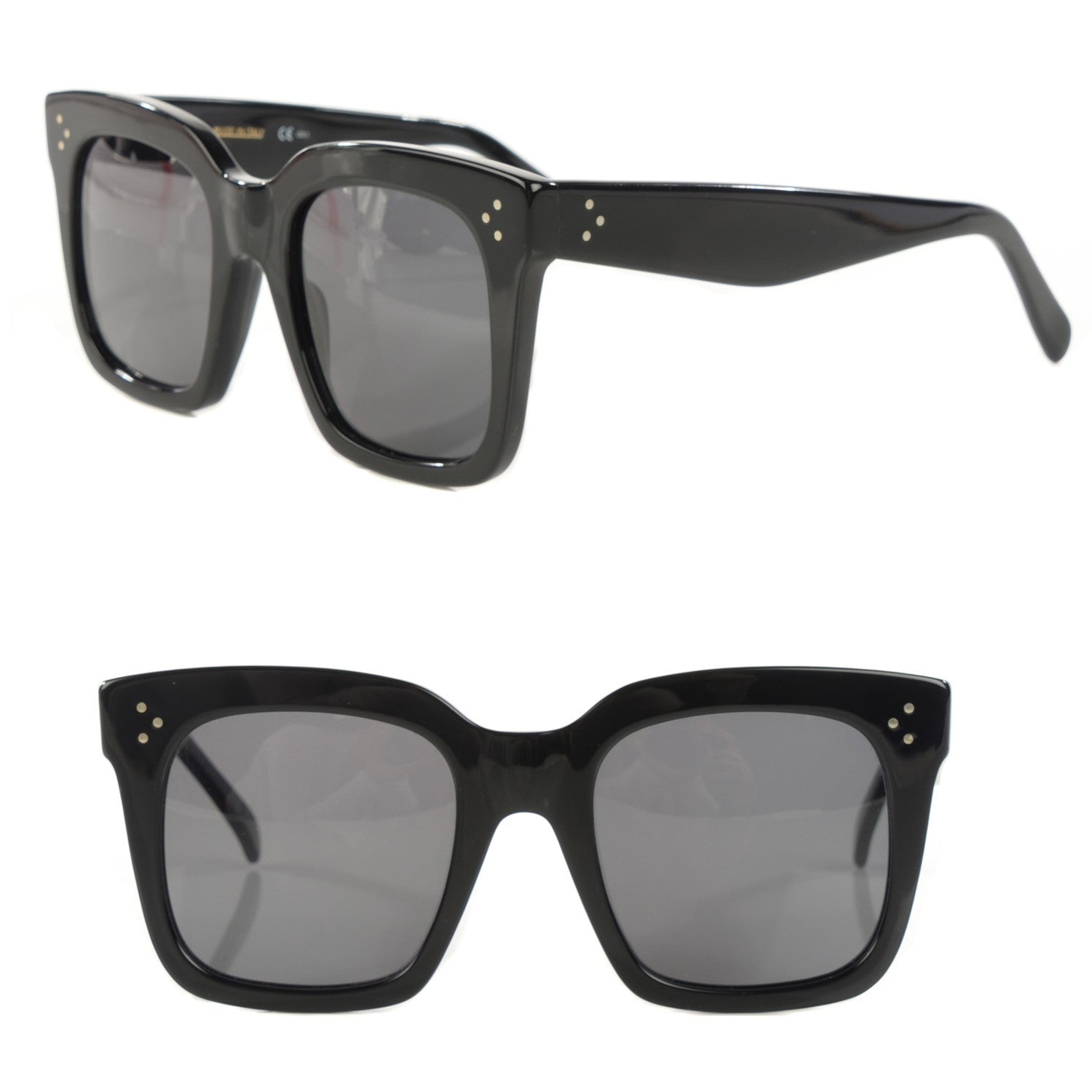 Celine Tilda Sunglasses CL 41076/S Black 116454 – FASHIONPHILE