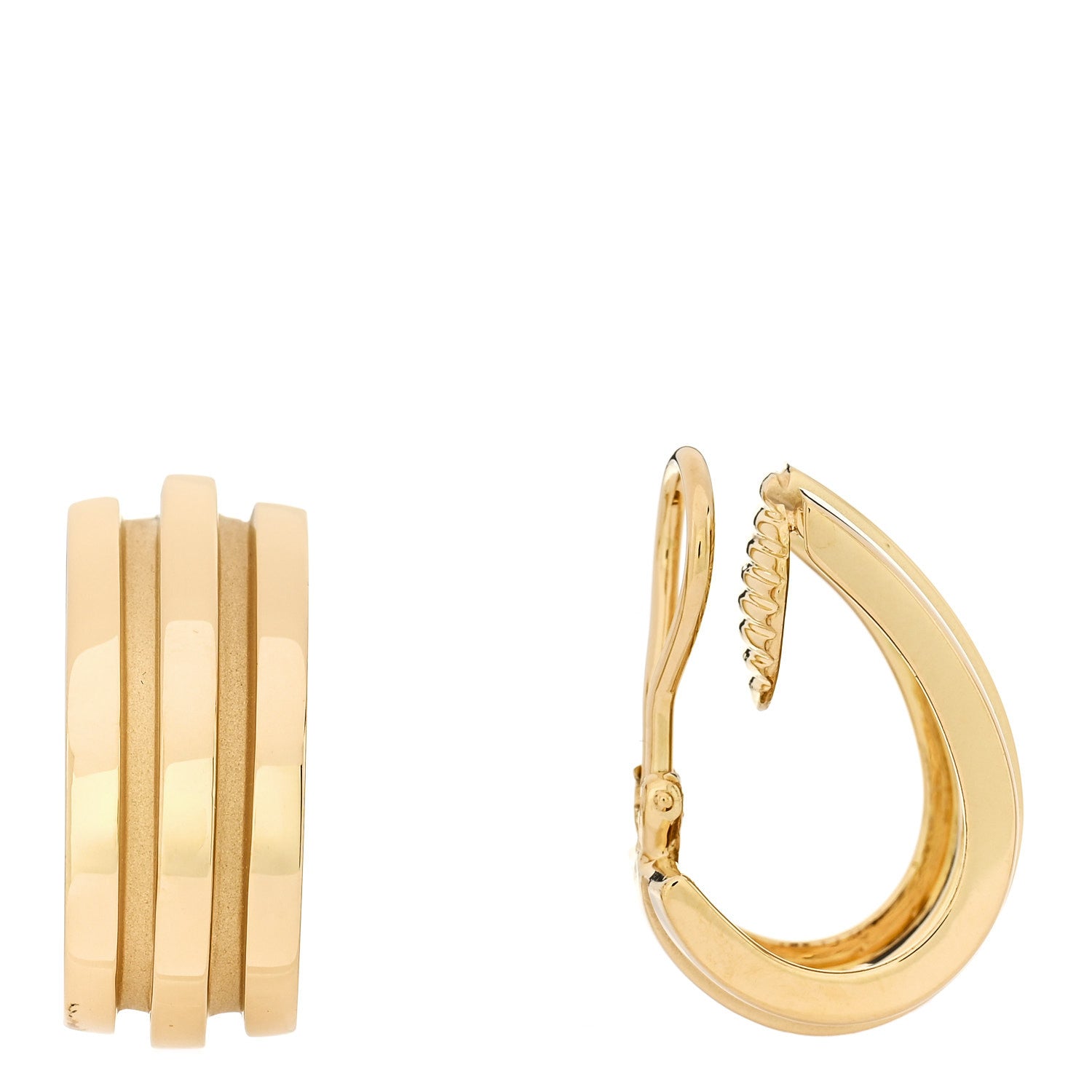 Tiffany 18K Yellow Gold Atlas Hoop Earrings 1852497 – FASHIONPHILE