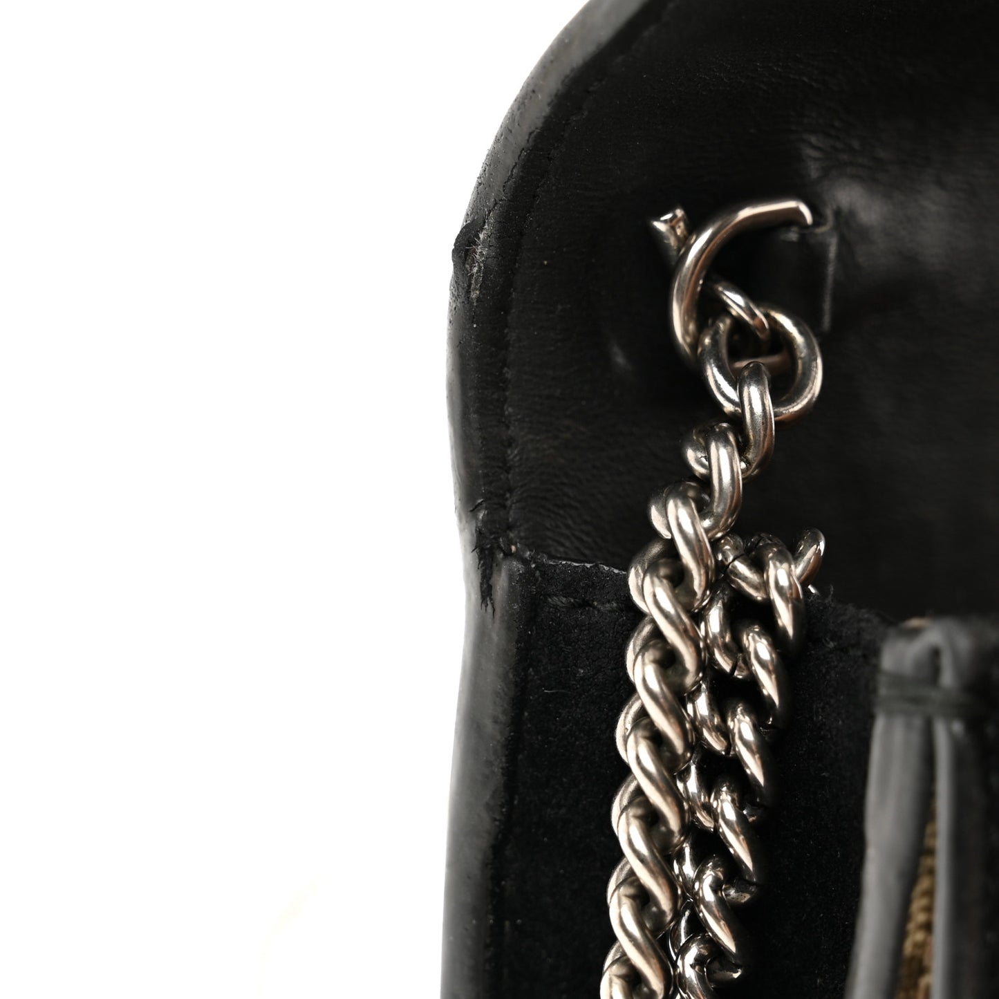 GG Supreme Monogram Super Mini Dionysus Shoulder Bag Black