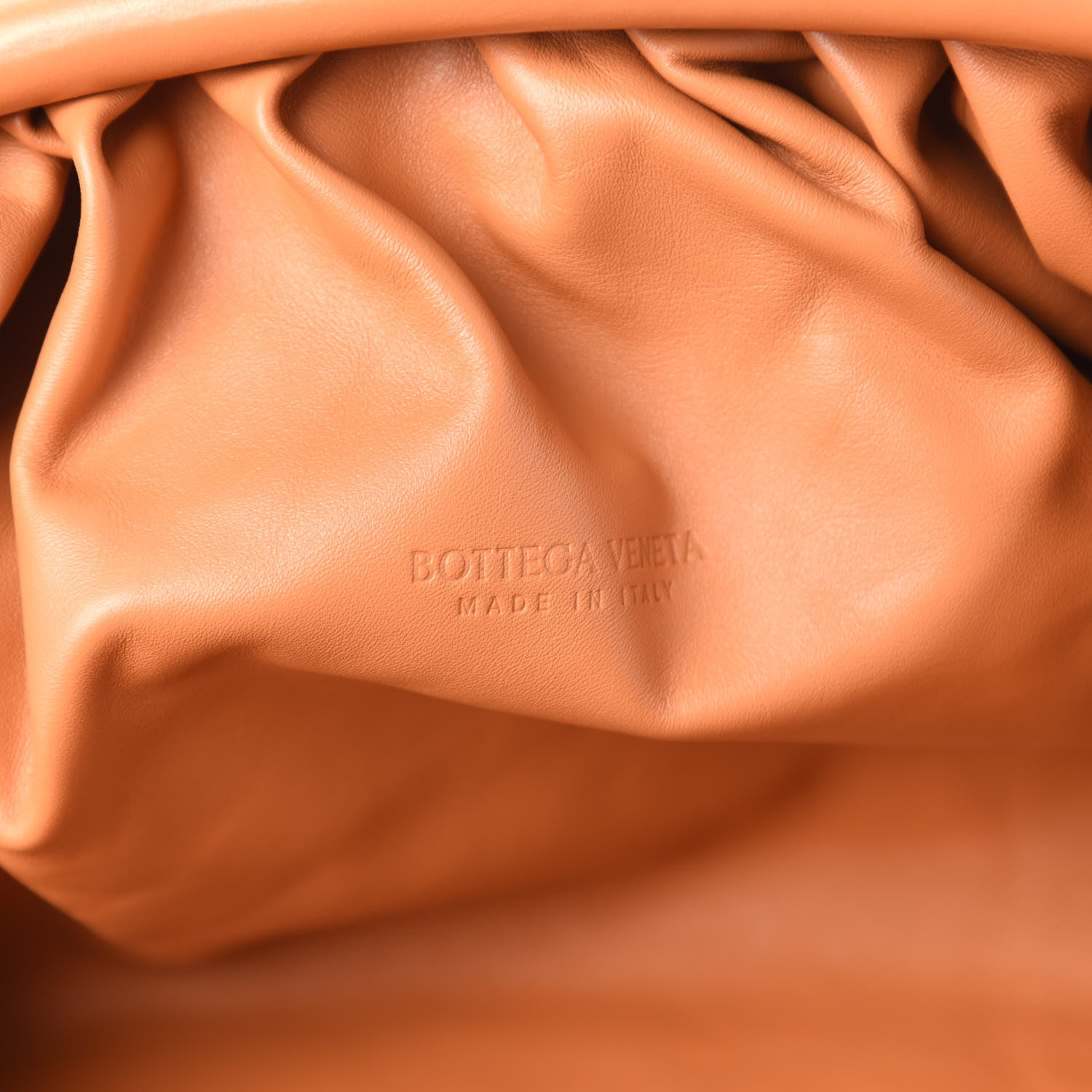Bottega Veneta Smooth Butter Calf The Pouch Oversized Clutch Clay 8 of 10