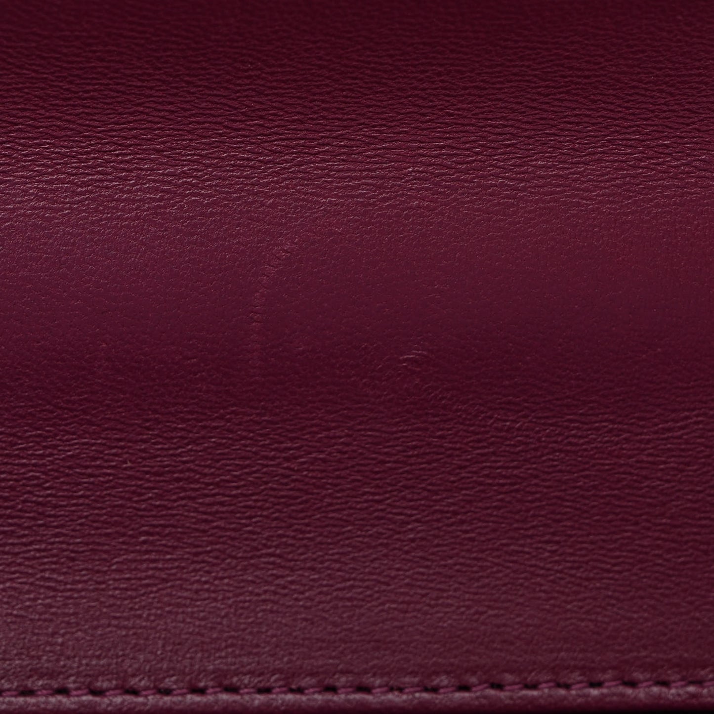 Lambskin Quilted Trendy Chain CC Wallet On Chain WOC Purple