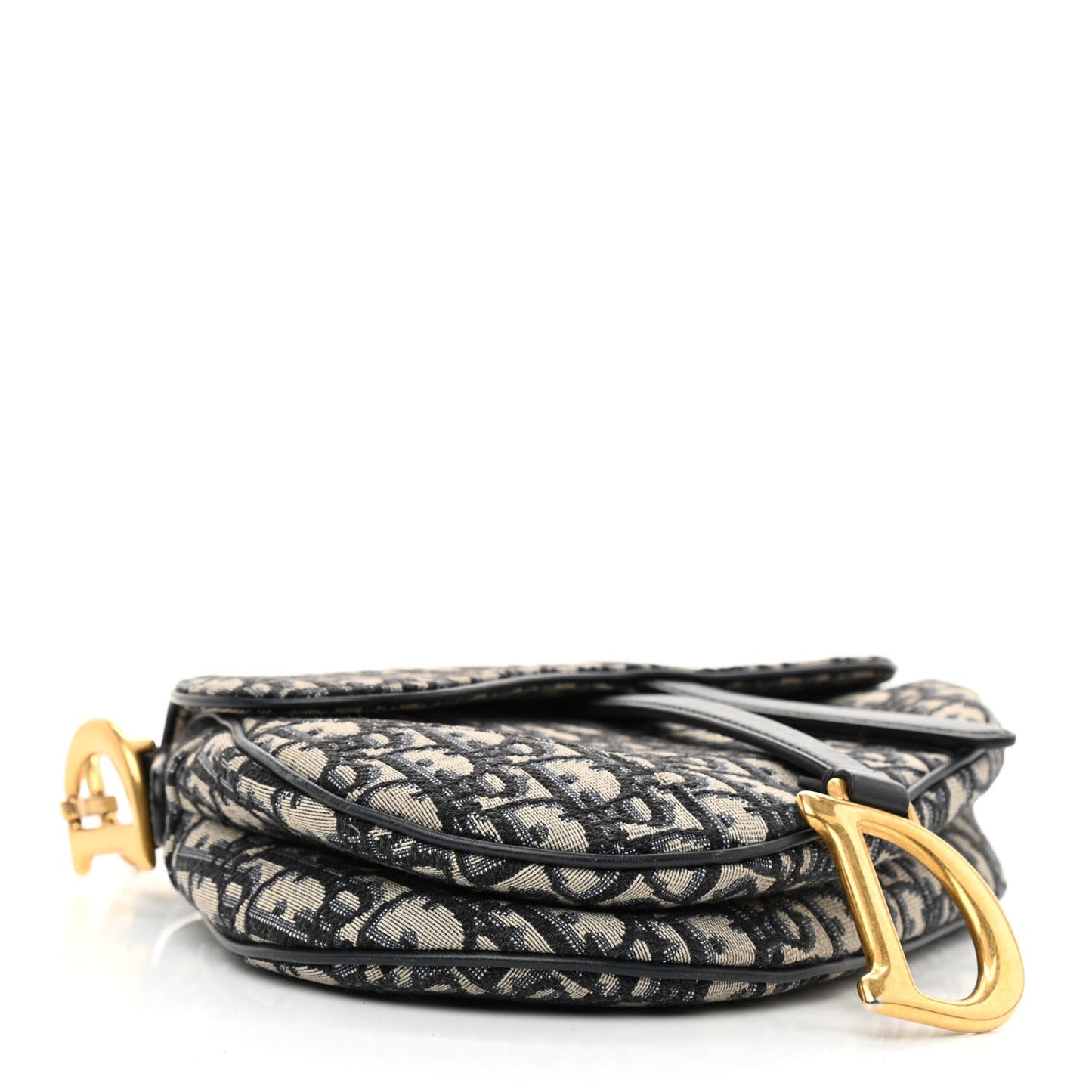Oblique Saddle Bag Blue
