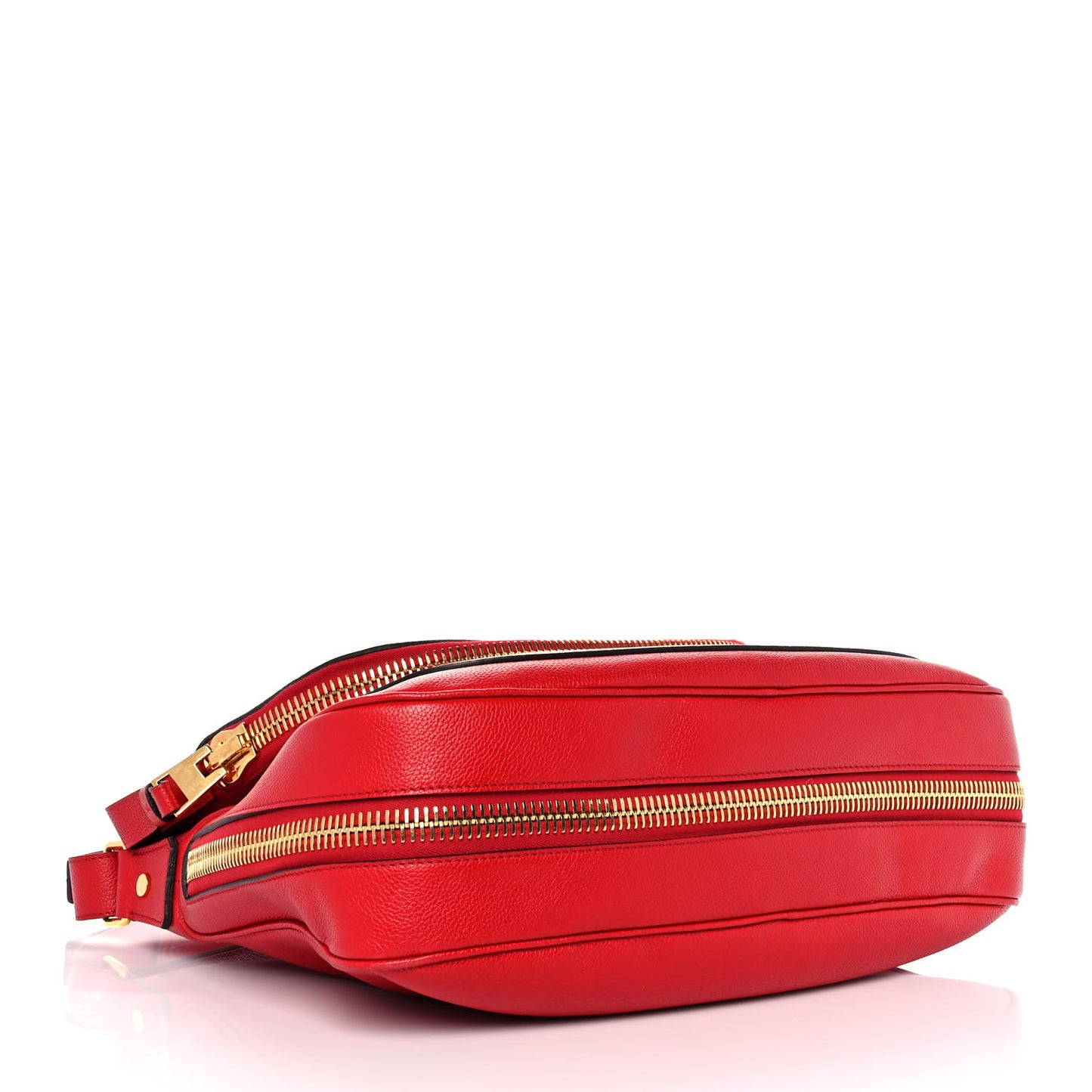 Grained Calfskin Medium Jennifer Crossbody Red