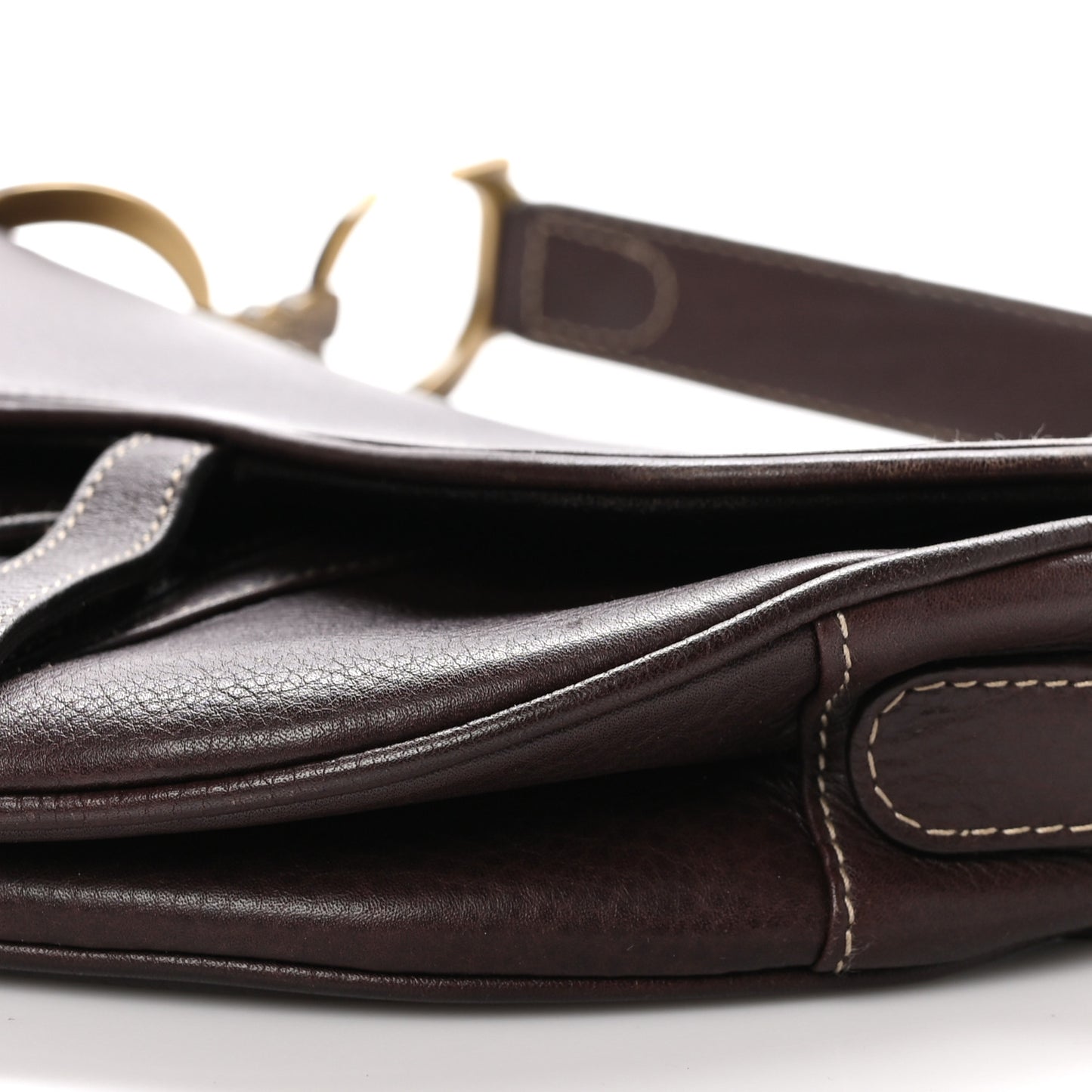 Calfskin Saddle Bag Brown