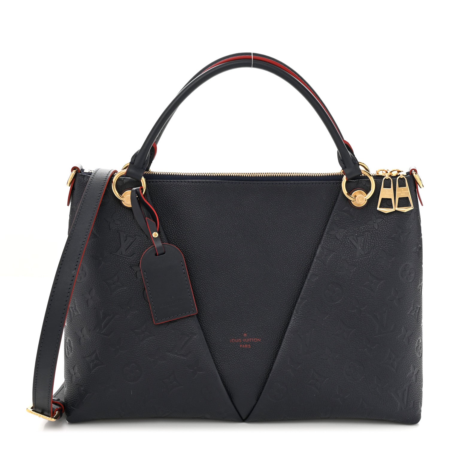 Louis Vuitton Empreinte V Tote MM Marine Rouge 1 of 9