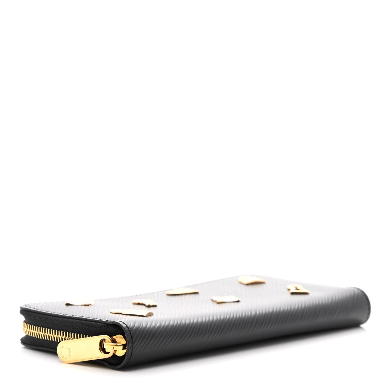 Louis Vuitton LOUIS VUITTON Epi Love Lock Zippy Wallet Black 4 of 9