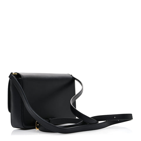 Calfskin Mini Vintage Check Note Bag Black