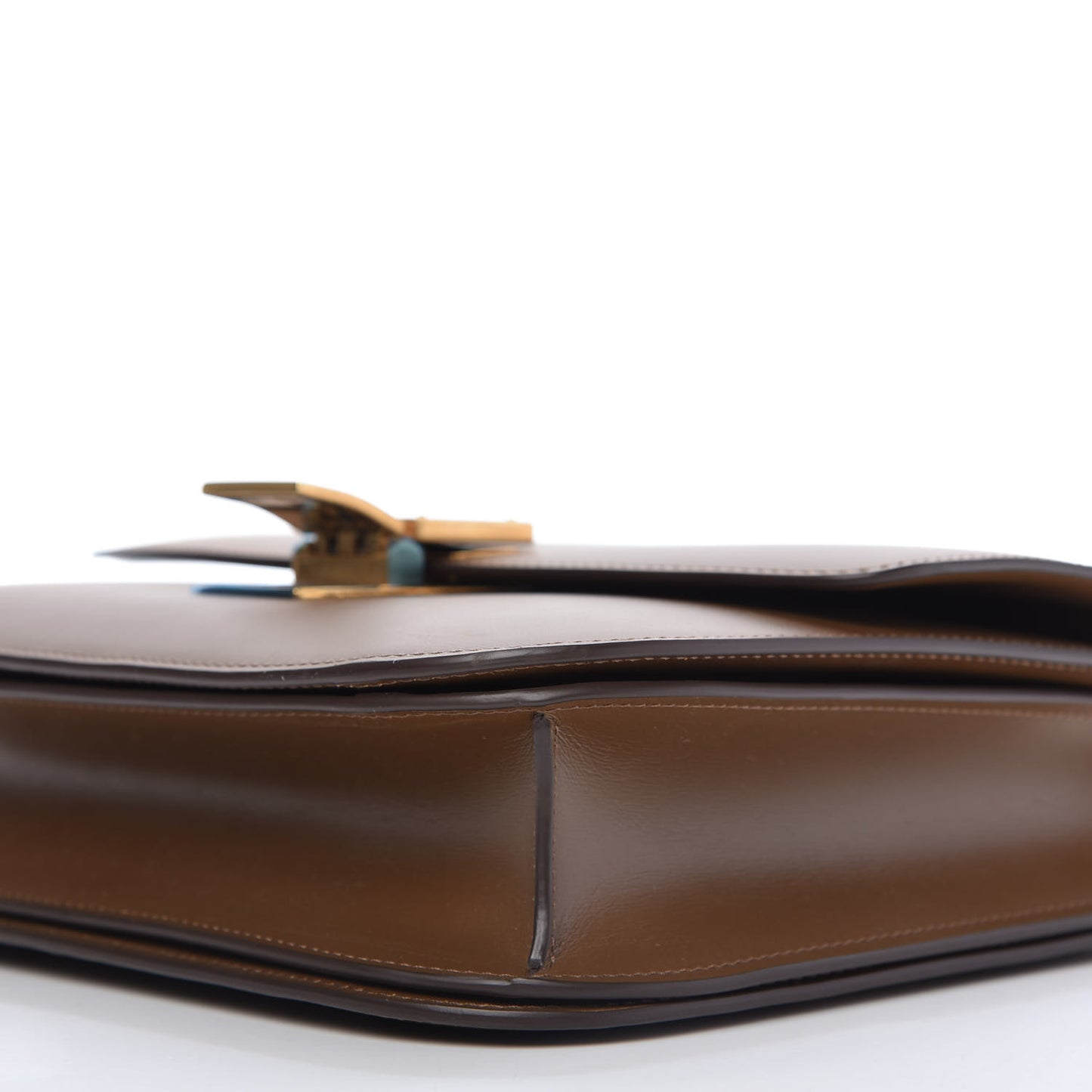 Box Calfskin Medium Classic Box Flap Bag Camel