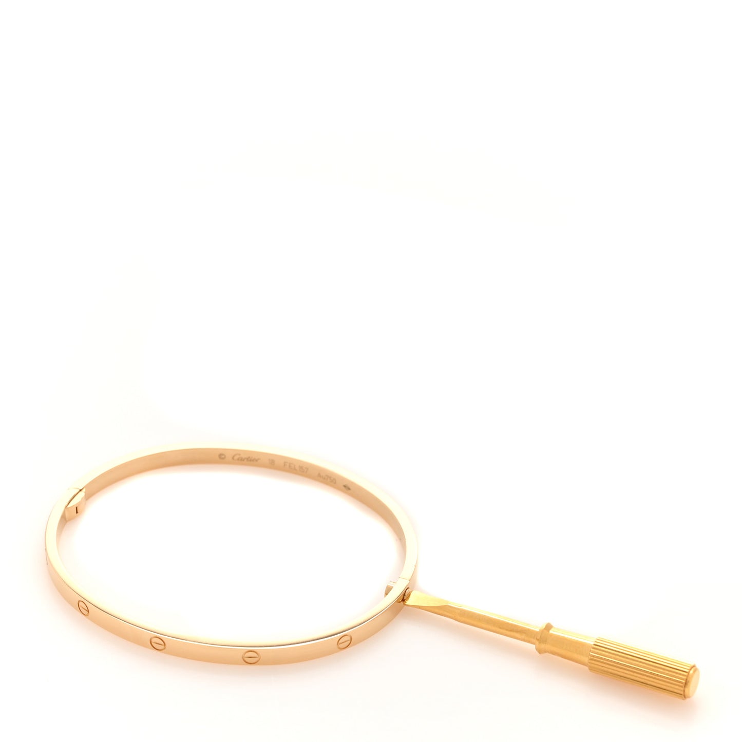 18K Yellow Gold Small LOVE Bracelet 18