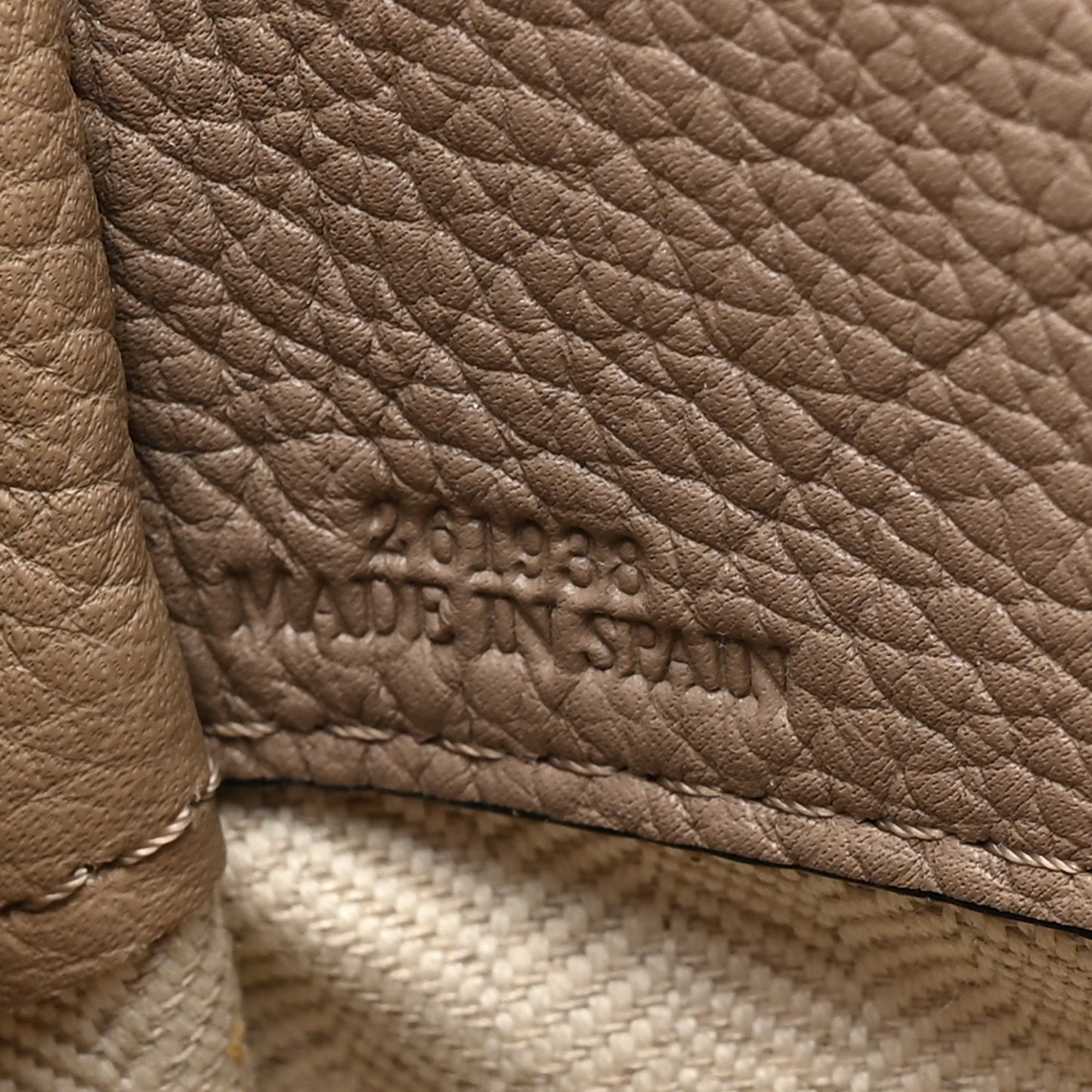 Calfskin Small Hammock Shoulder Bag Sand Mink