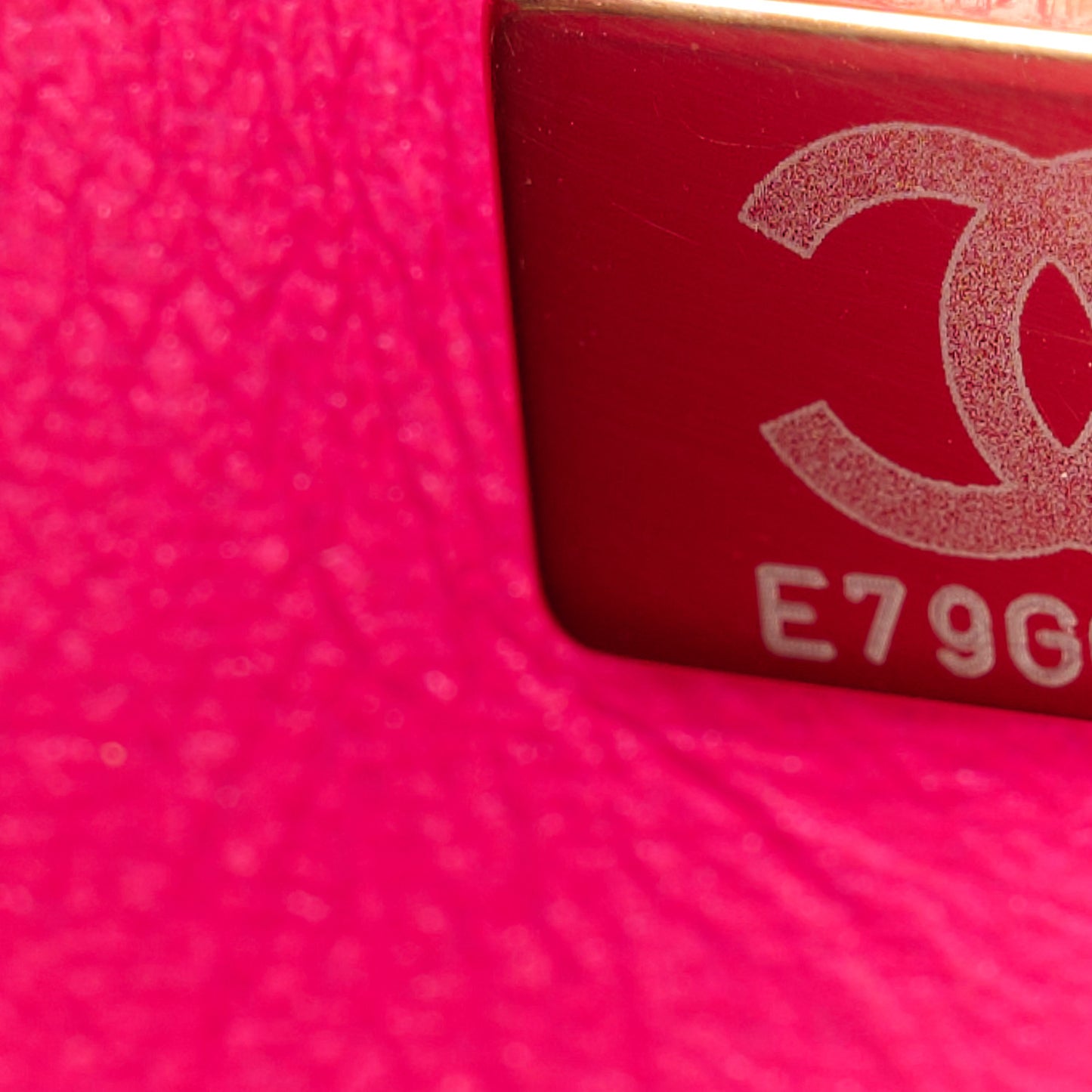 Caviar Quilted Small Double Flap Fuchsia