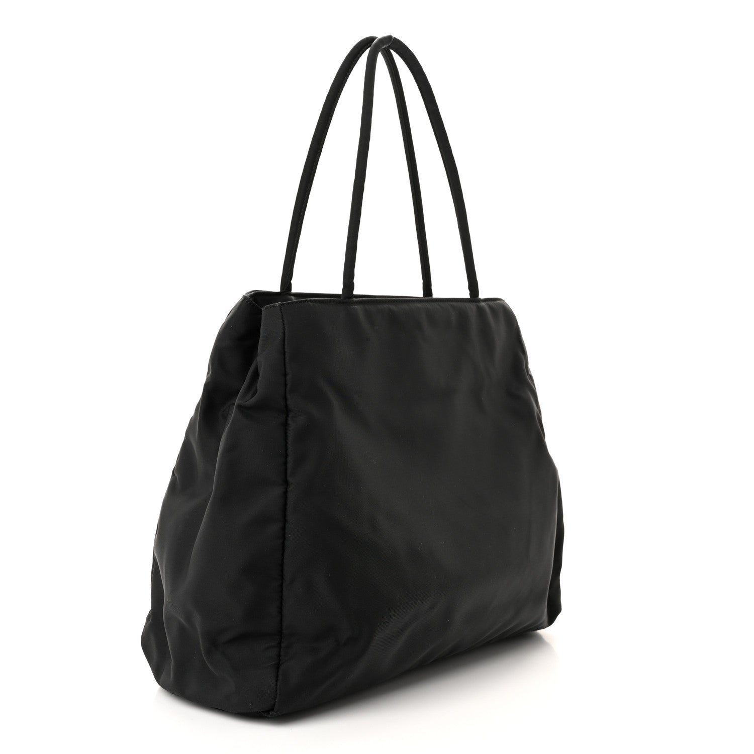 Prada Nylon Tessuto Shopping Tote Black 3 of 9