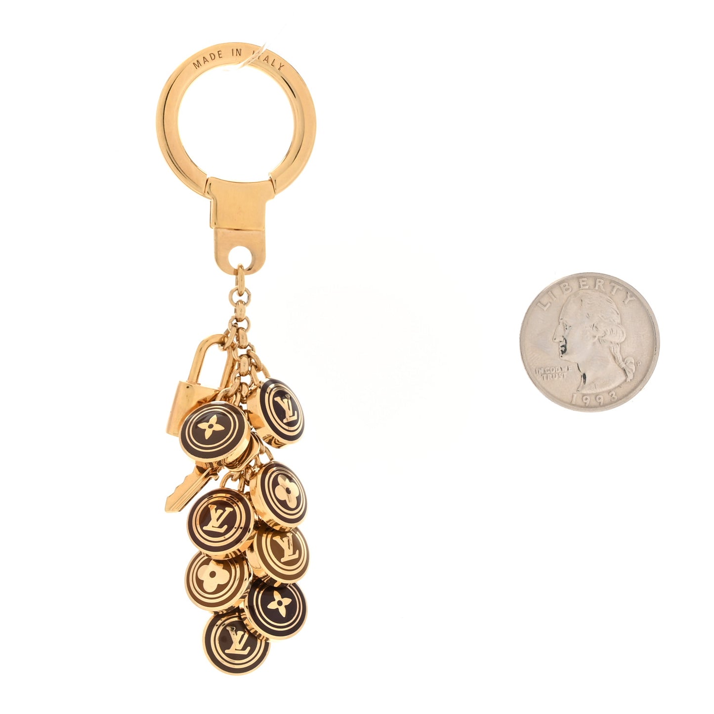 Pastilles Key Chain Bag Charm Brown