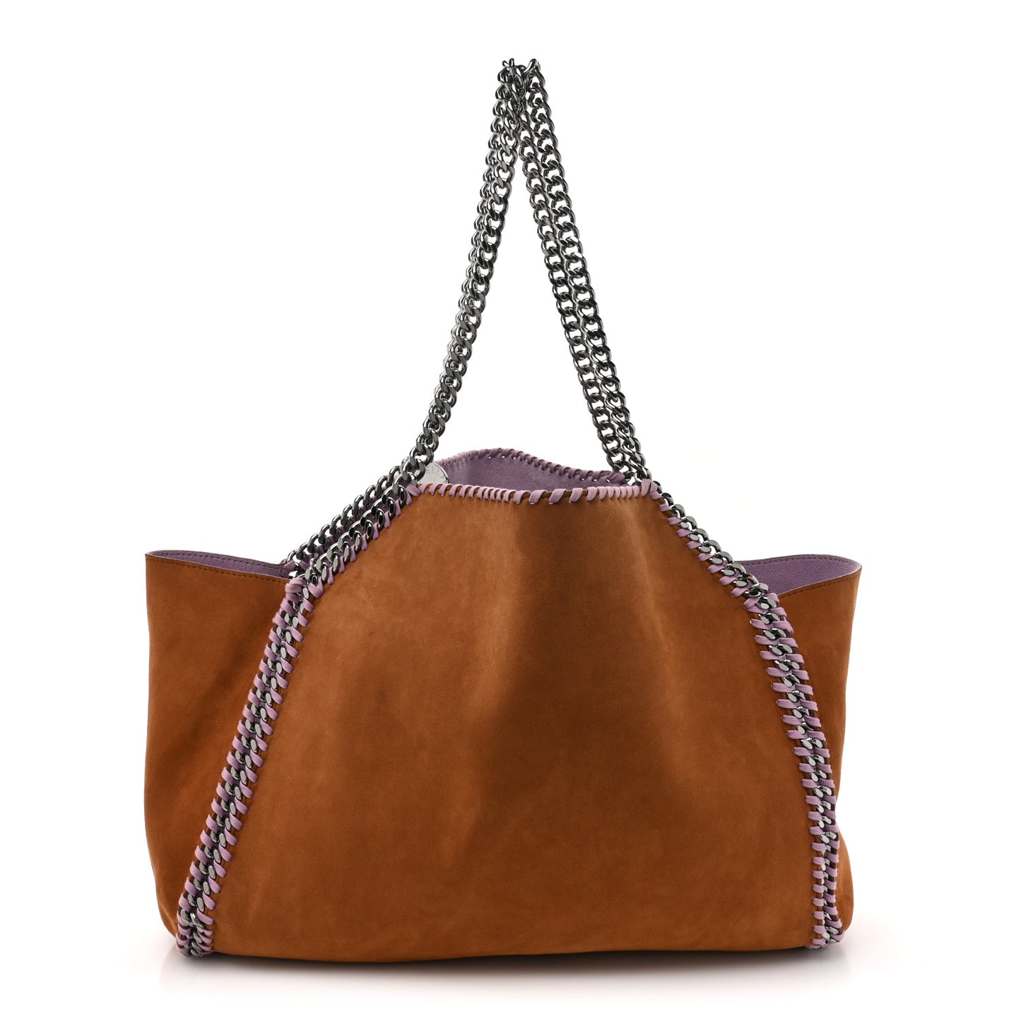 Shaggy Deer Falabella Reversible Tote Lilac Brown