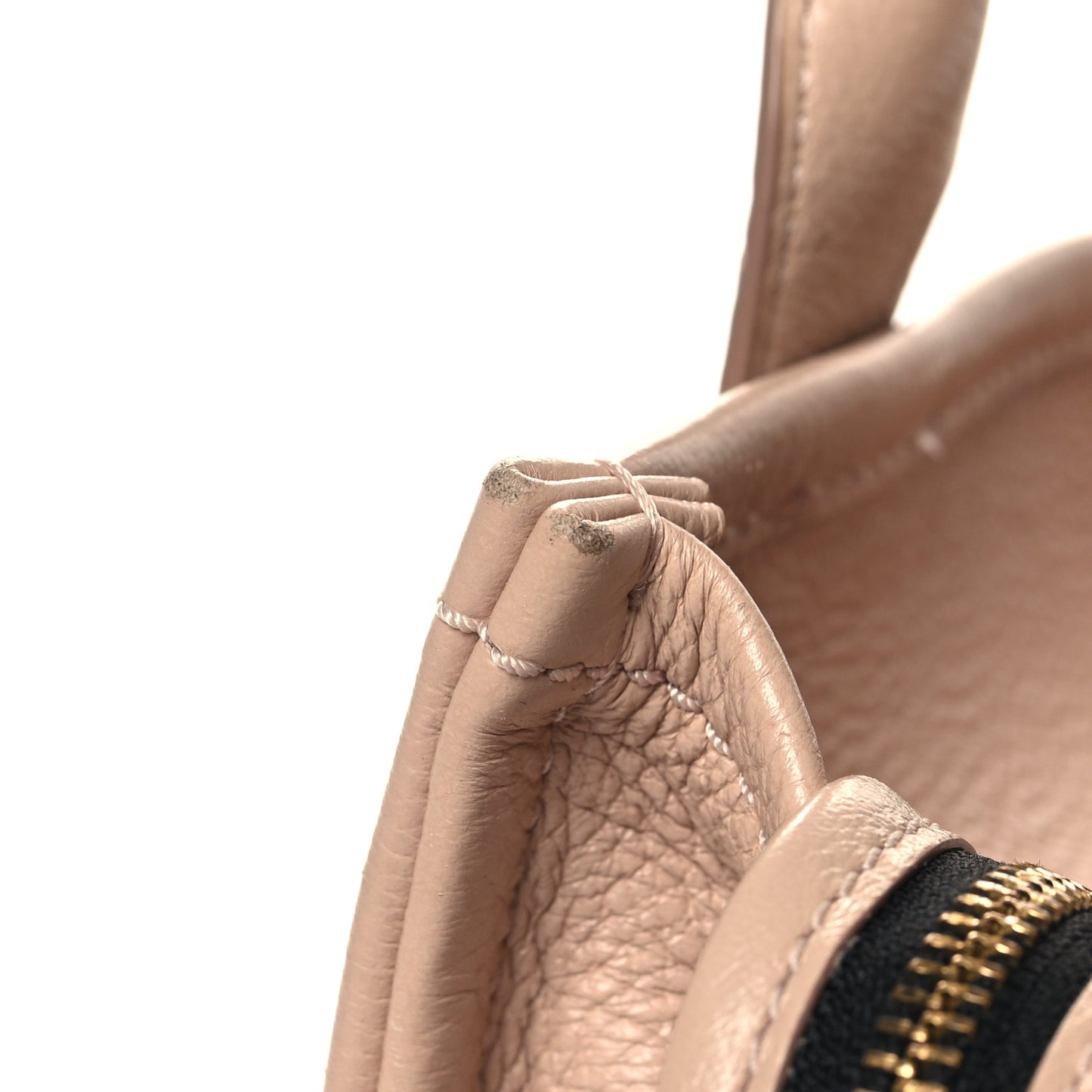 Grained Calfskin Small The Tote Bag Rose Dust