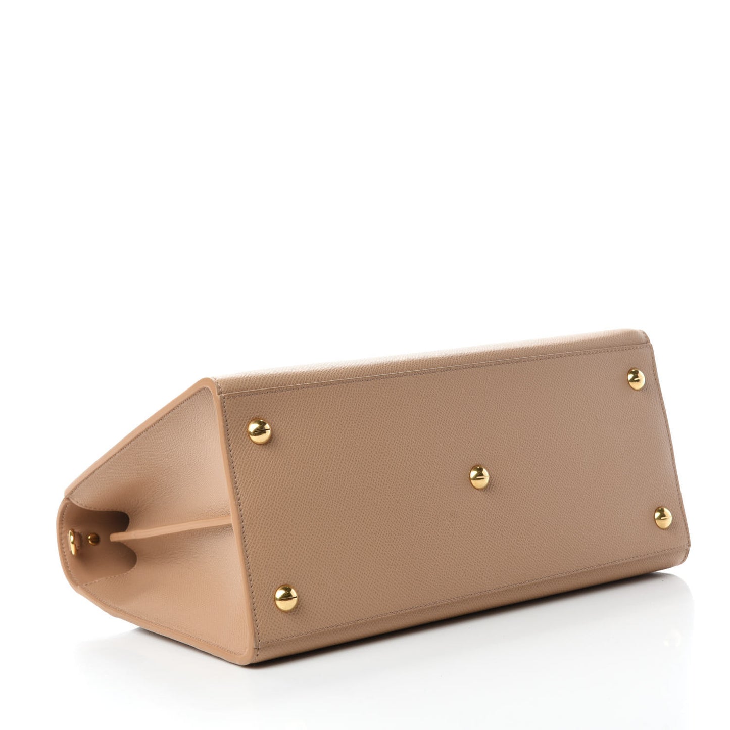 Grained Calfskin Large St. Honore Tote Beige