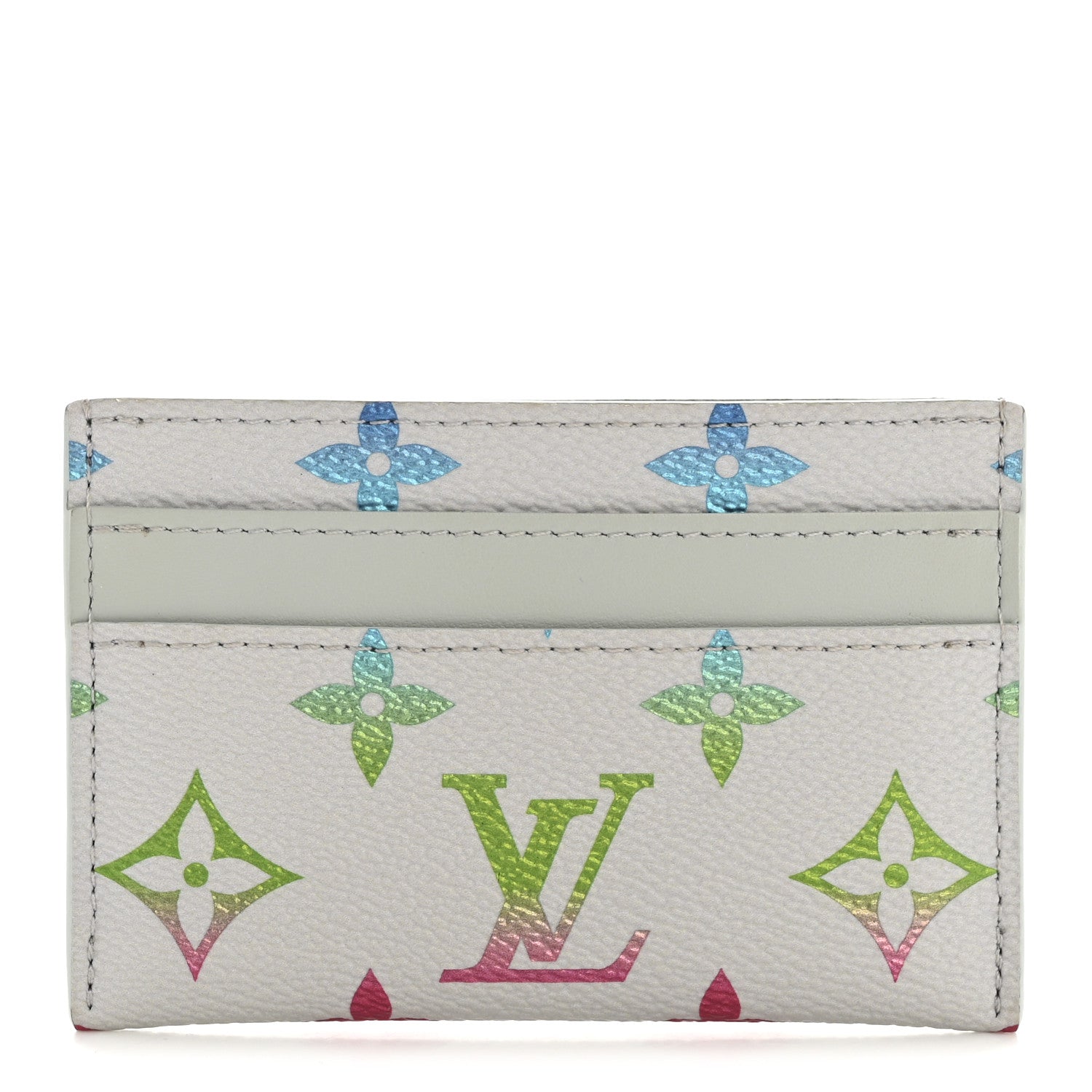 Louis Vuitton Monogram Card Holder Gradient Grey 1861321
