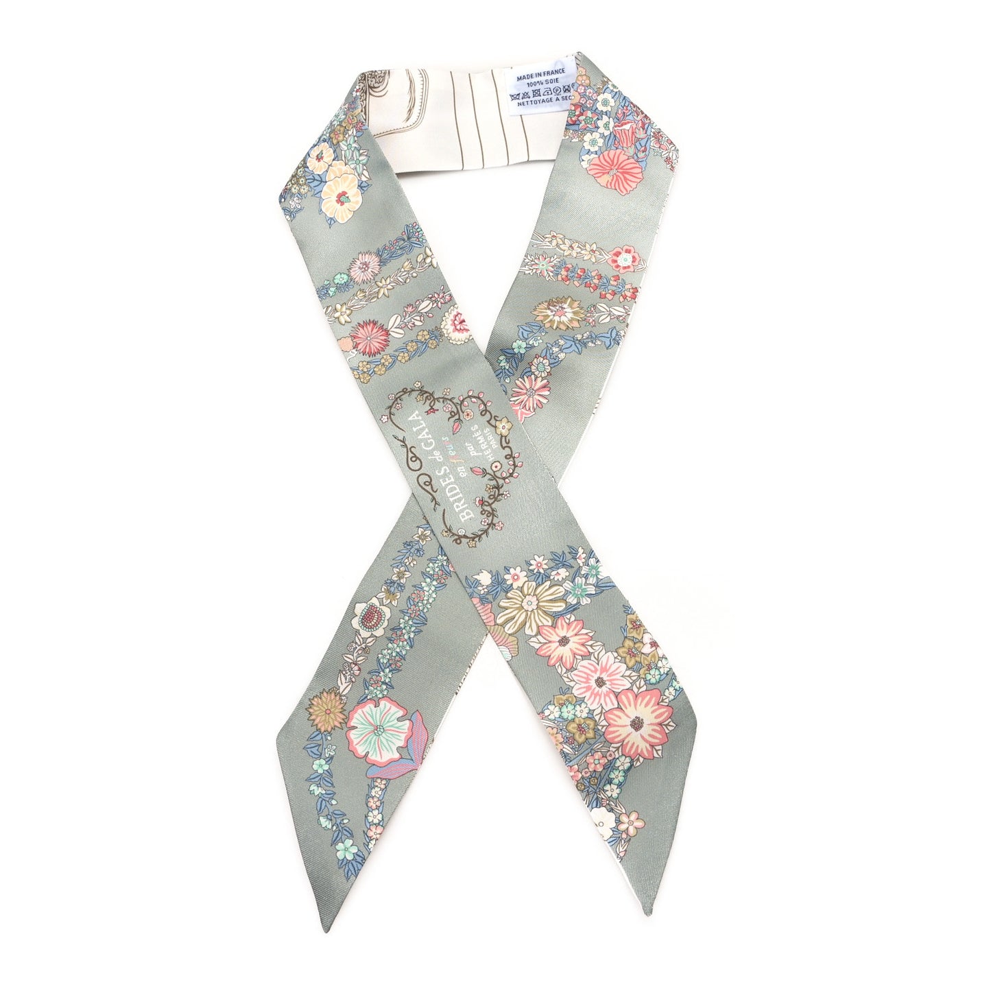 Silk Brides De Gala En Fleurs Twilly Vert Amande Rose