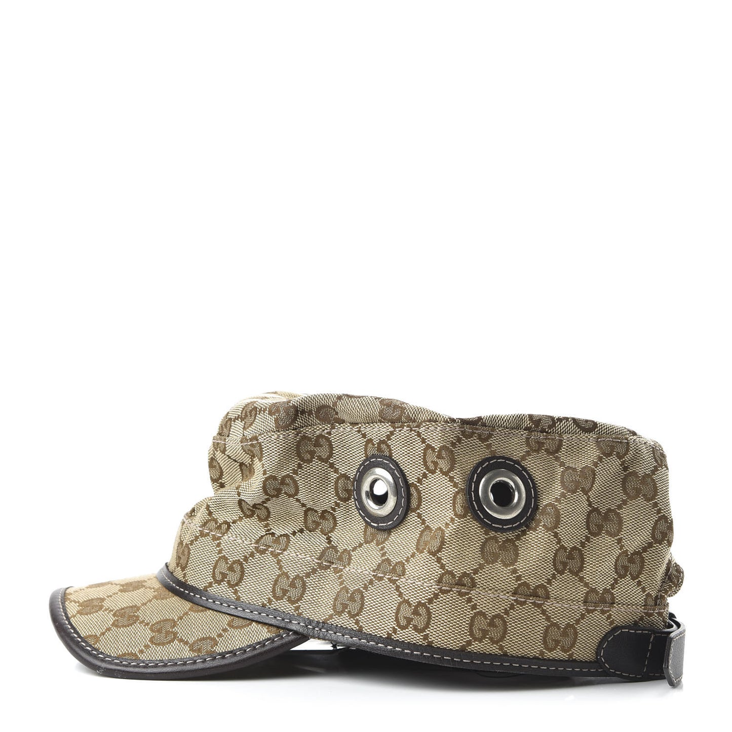 Monogram Military Hat XL Brown