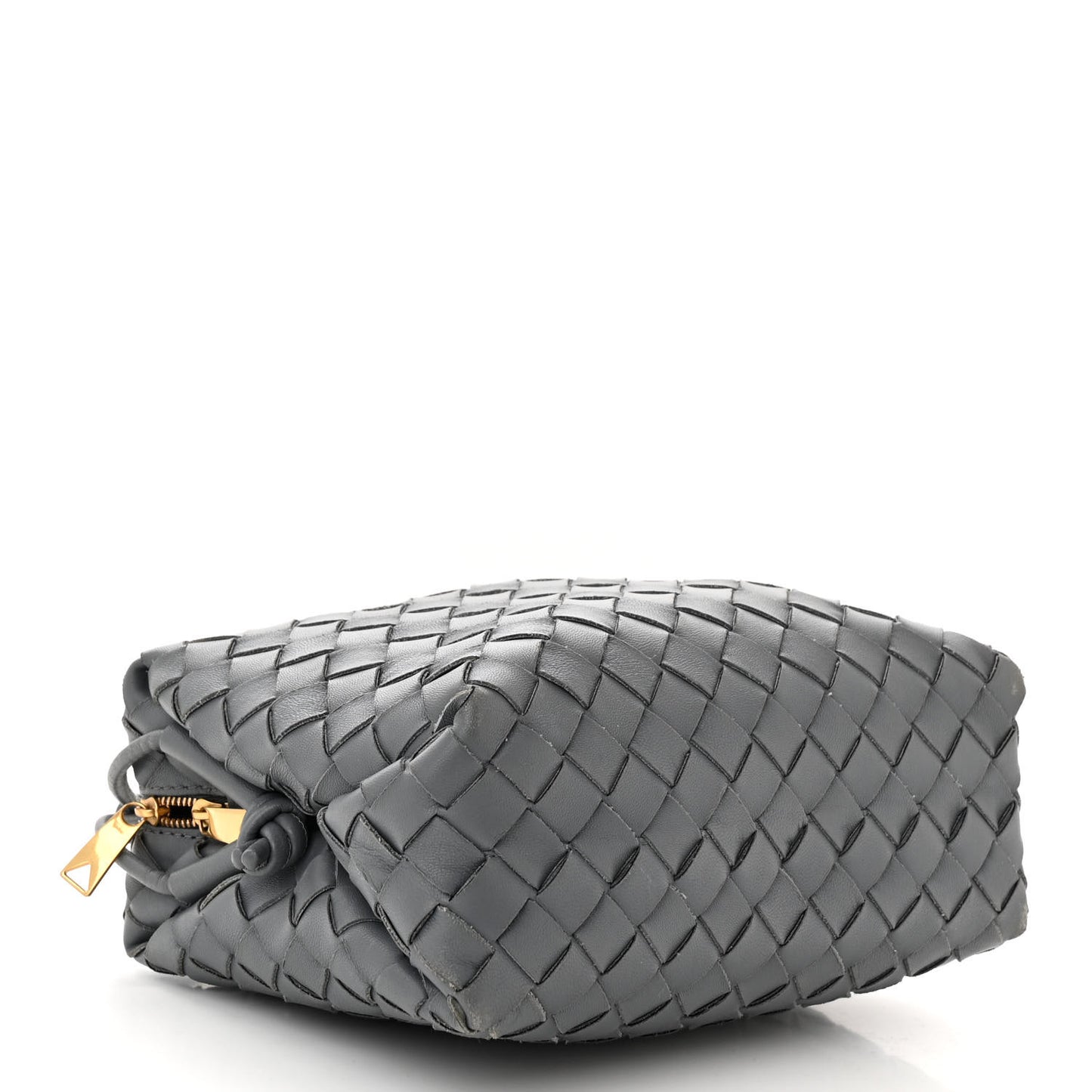 Nappa Intrecciato Small Loop Camera Bag Thunder