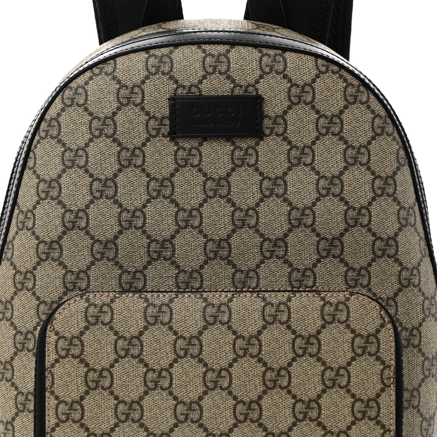 GG Supreme Monogram Small Eden Day Backpack Black