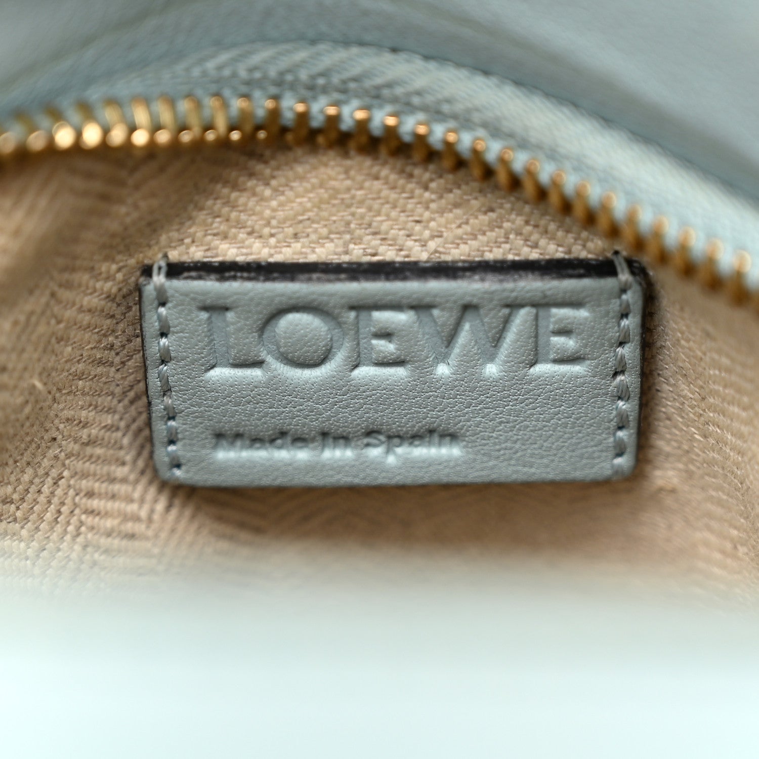 Loewe Calfskin Small Puzzle Bag Light Blue 6 of 11