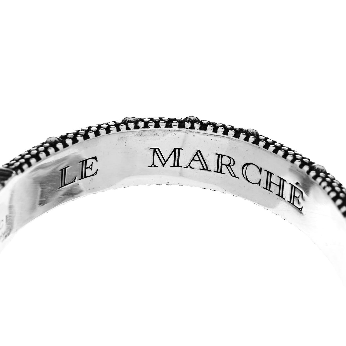 Sterling Silver Le Marche Des Merveilles Tiger Garden Hinge Bracelet
