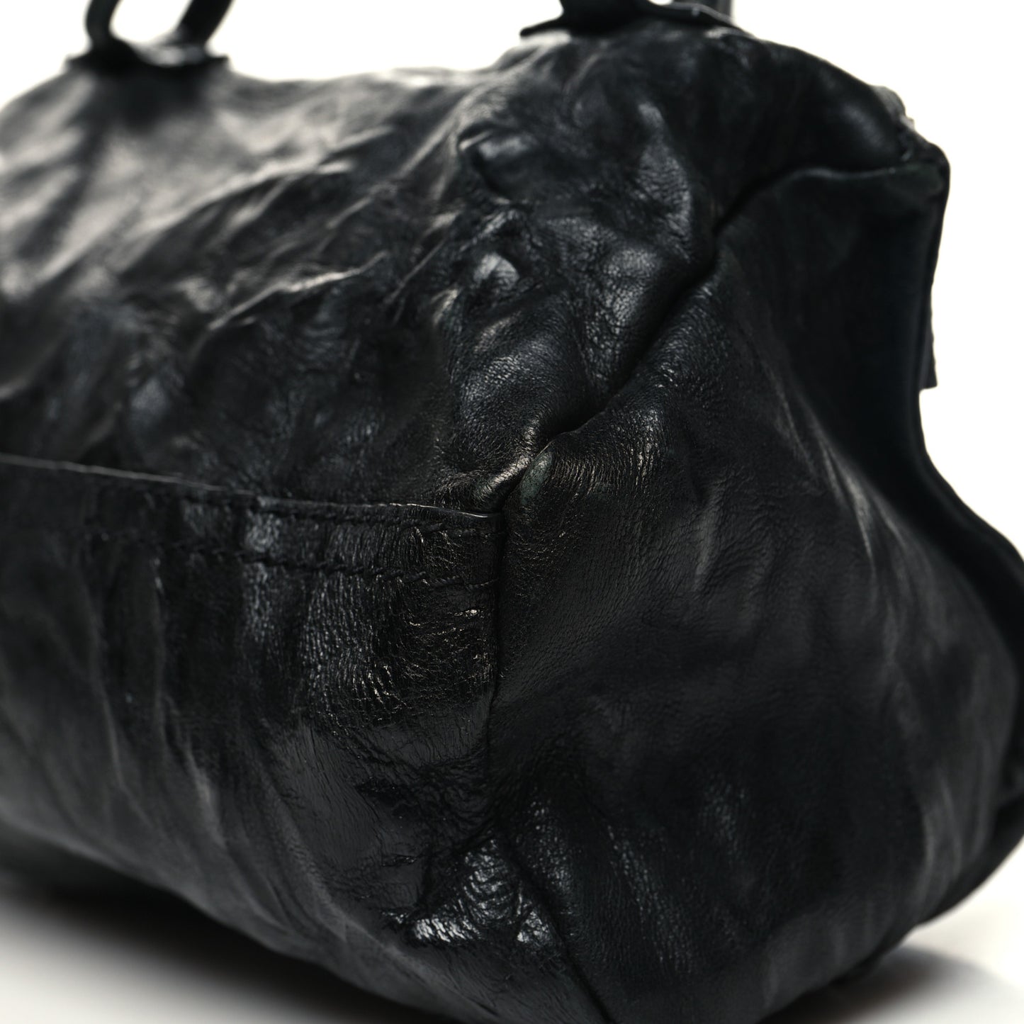 Tumbled Sheepskin Small Pandora Black