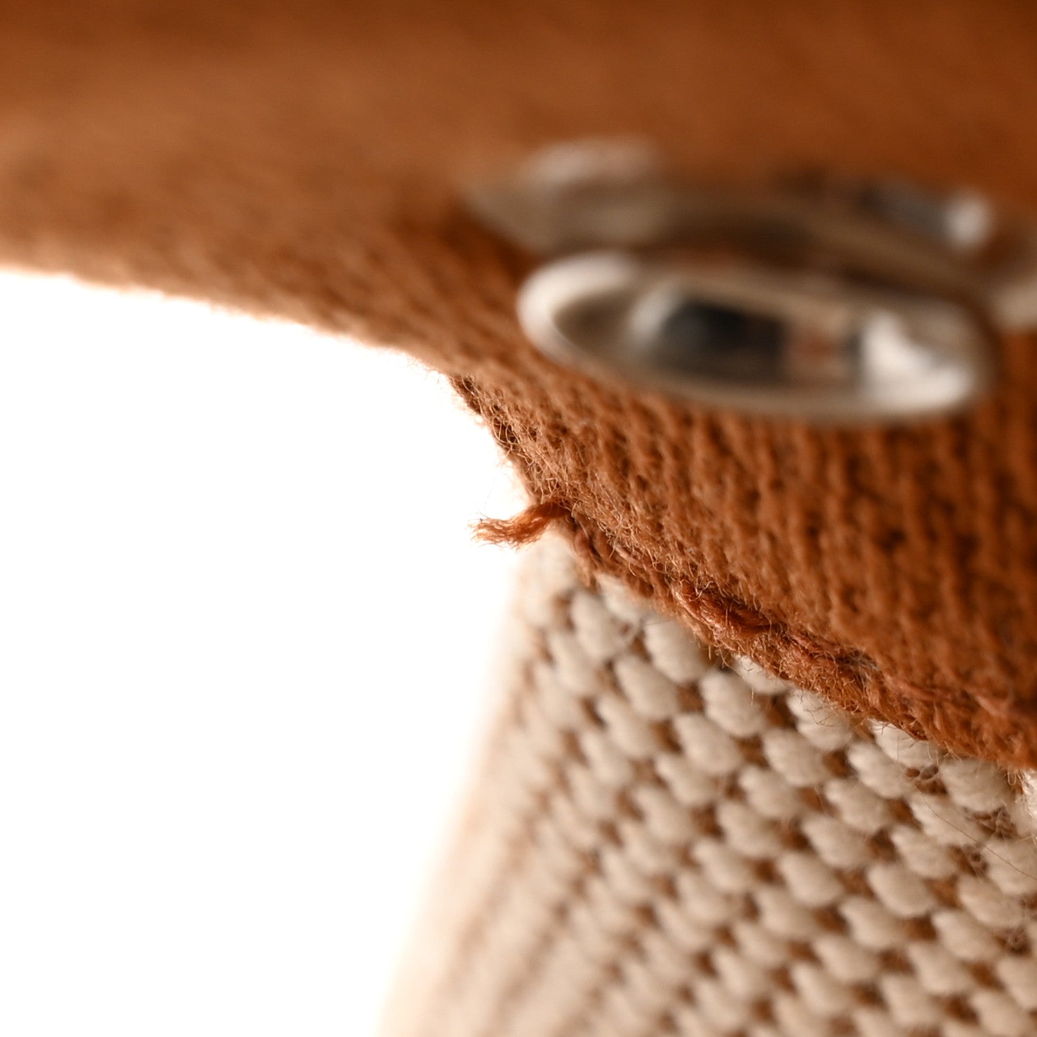 Hermes Canvas Large Bride-A-Brac Cabriole Case Biscuit 9 of 10