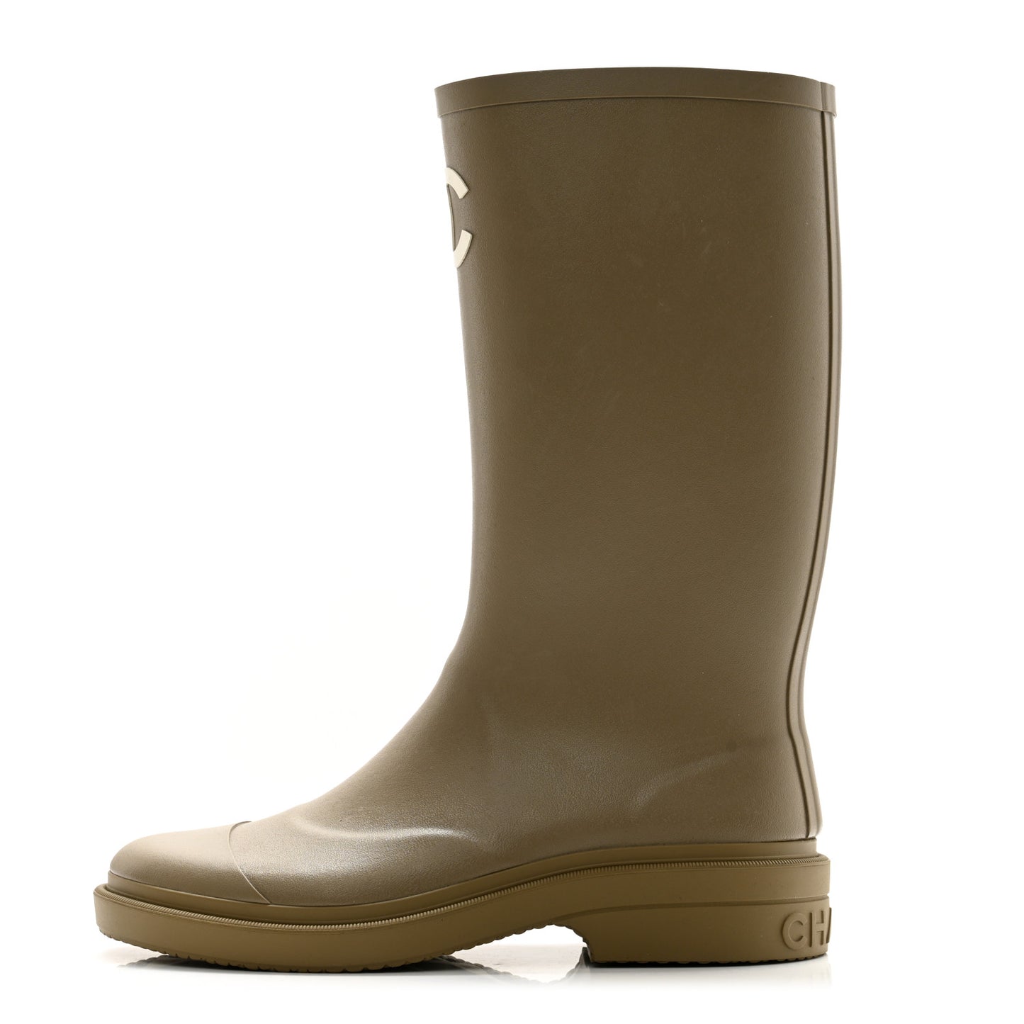 Caoutchouk CC High Boots 39 Dark Beige