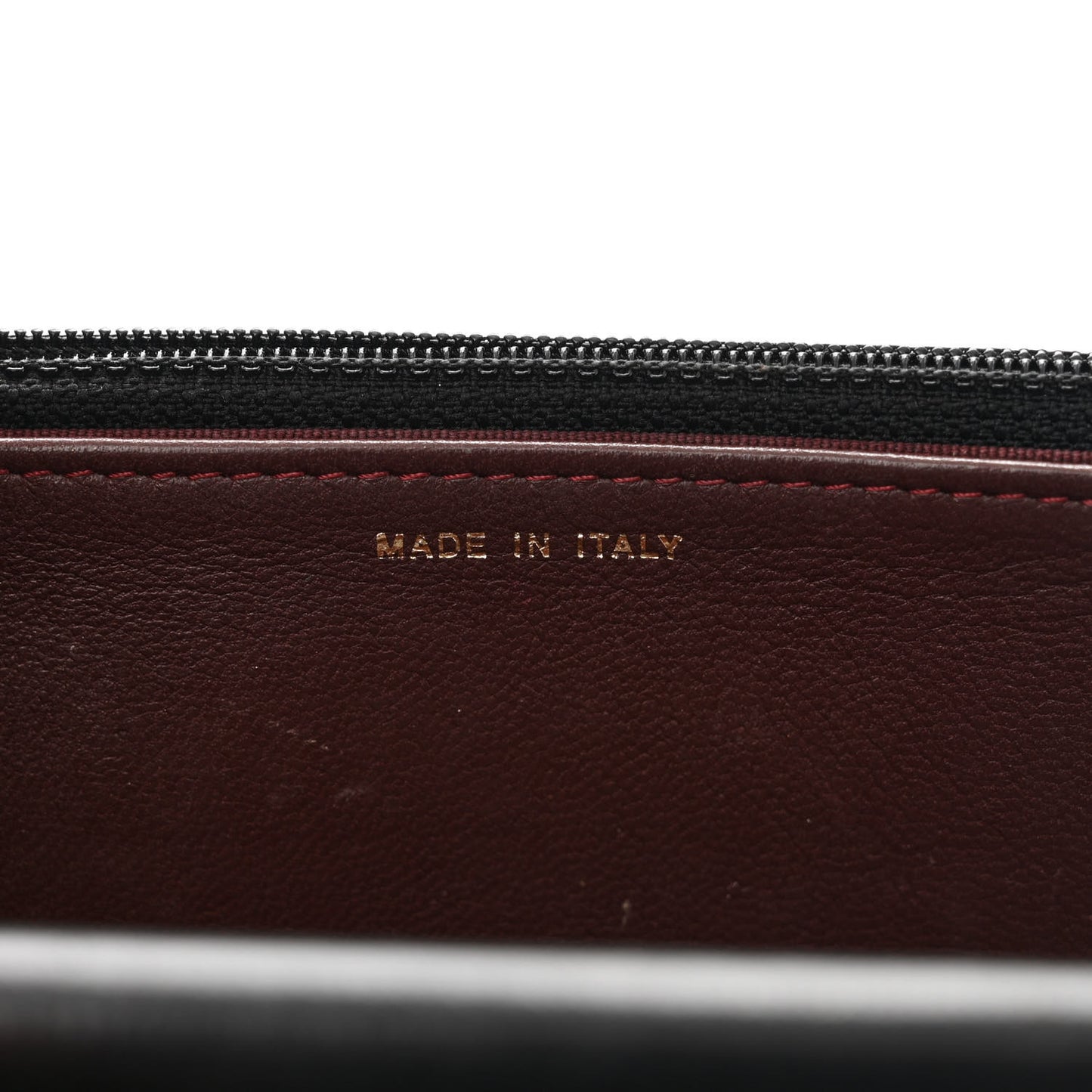 Lambskin Quilted Wallet On Chain WOC Black