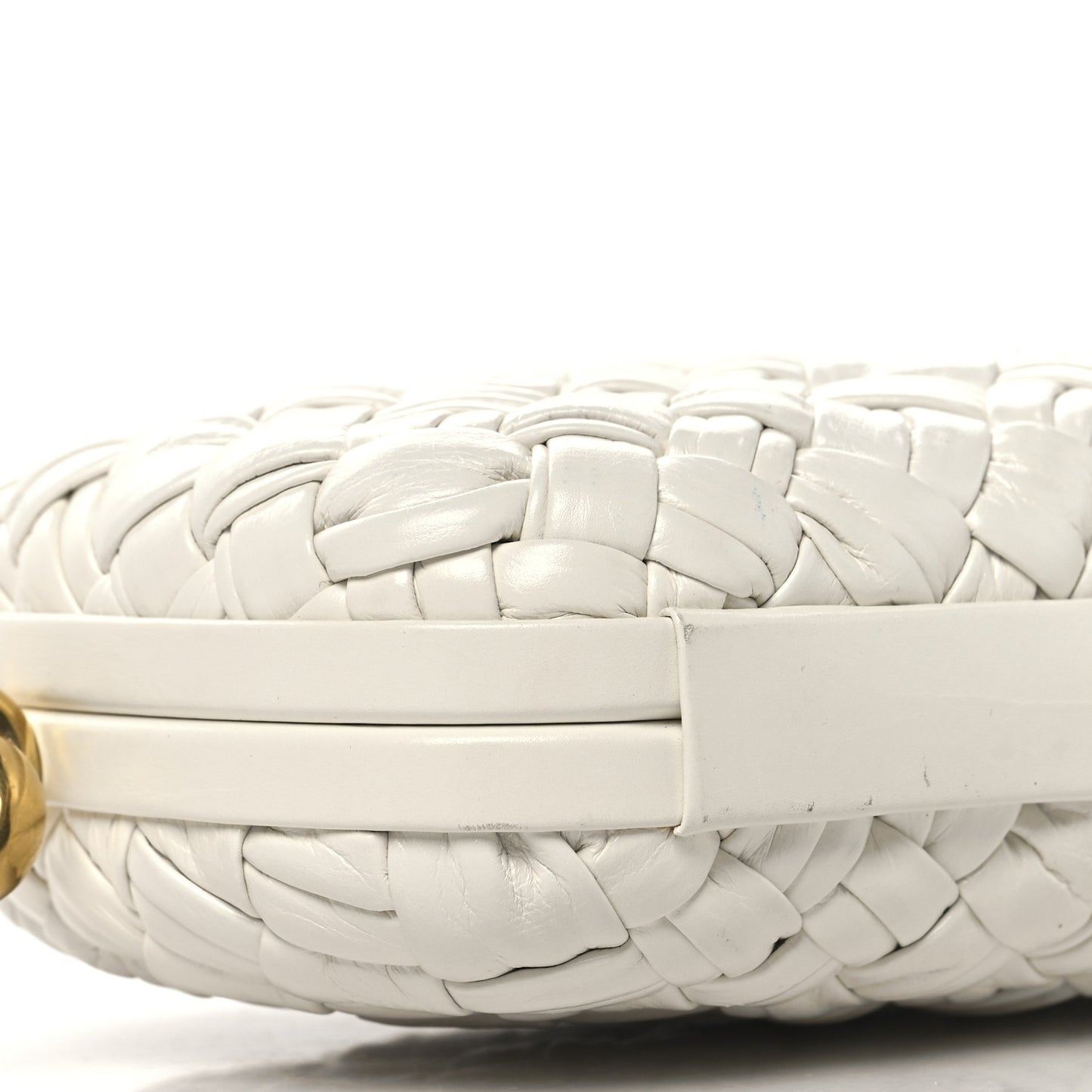 Foulard Intrecciato Knot On Strap White