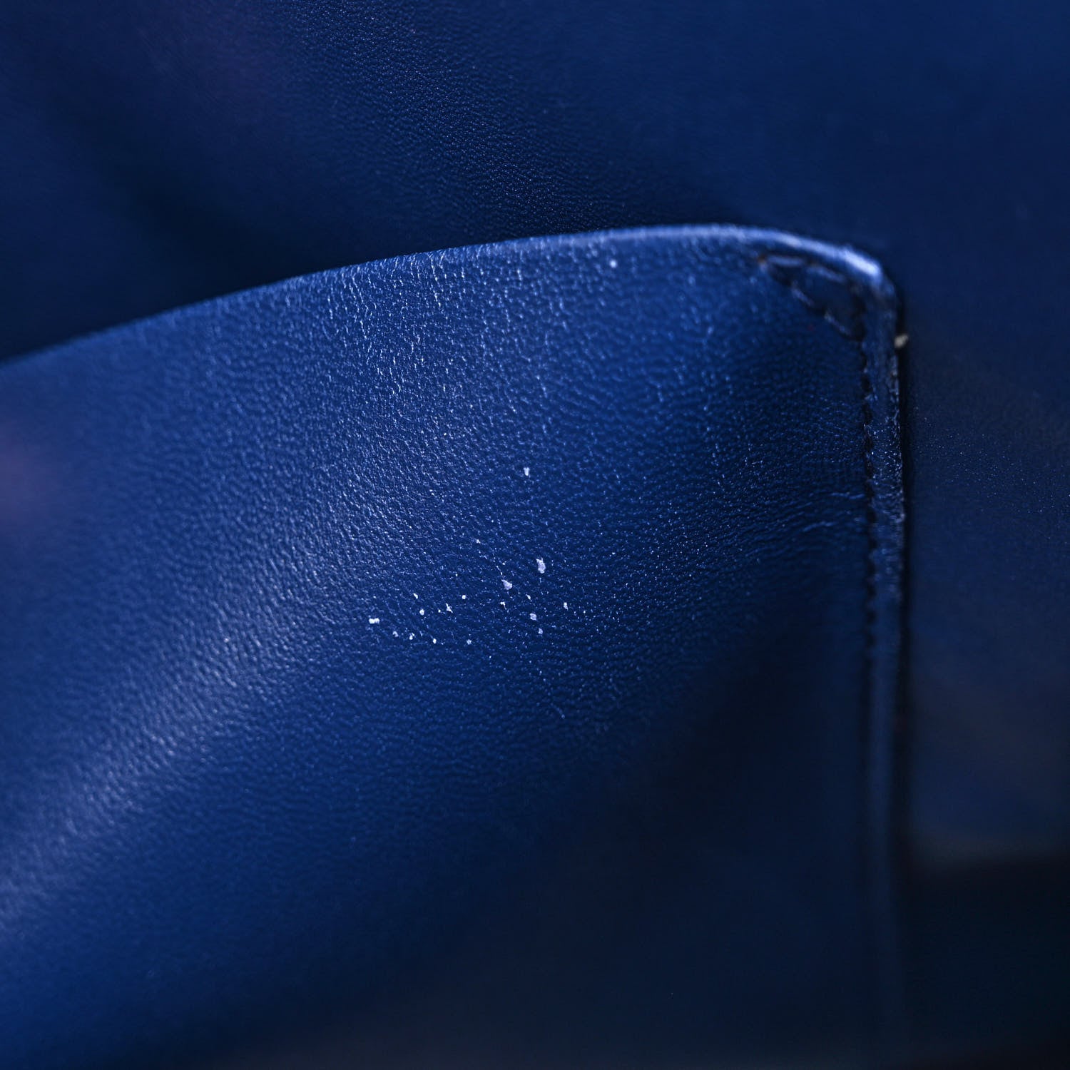 Christian Dior Suede Large Diorever Flap Navy 8 of 12