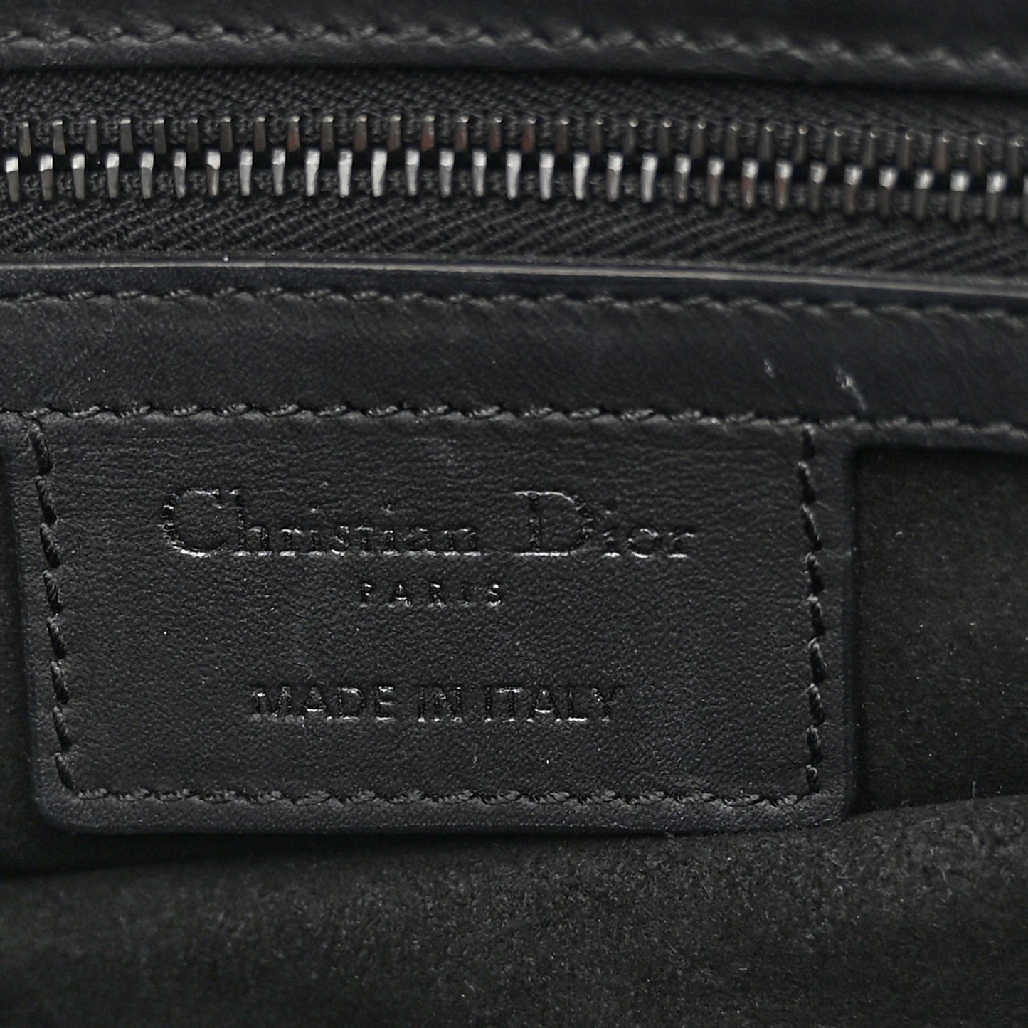 Ultra Matte Calfskin Saddle Bag Black