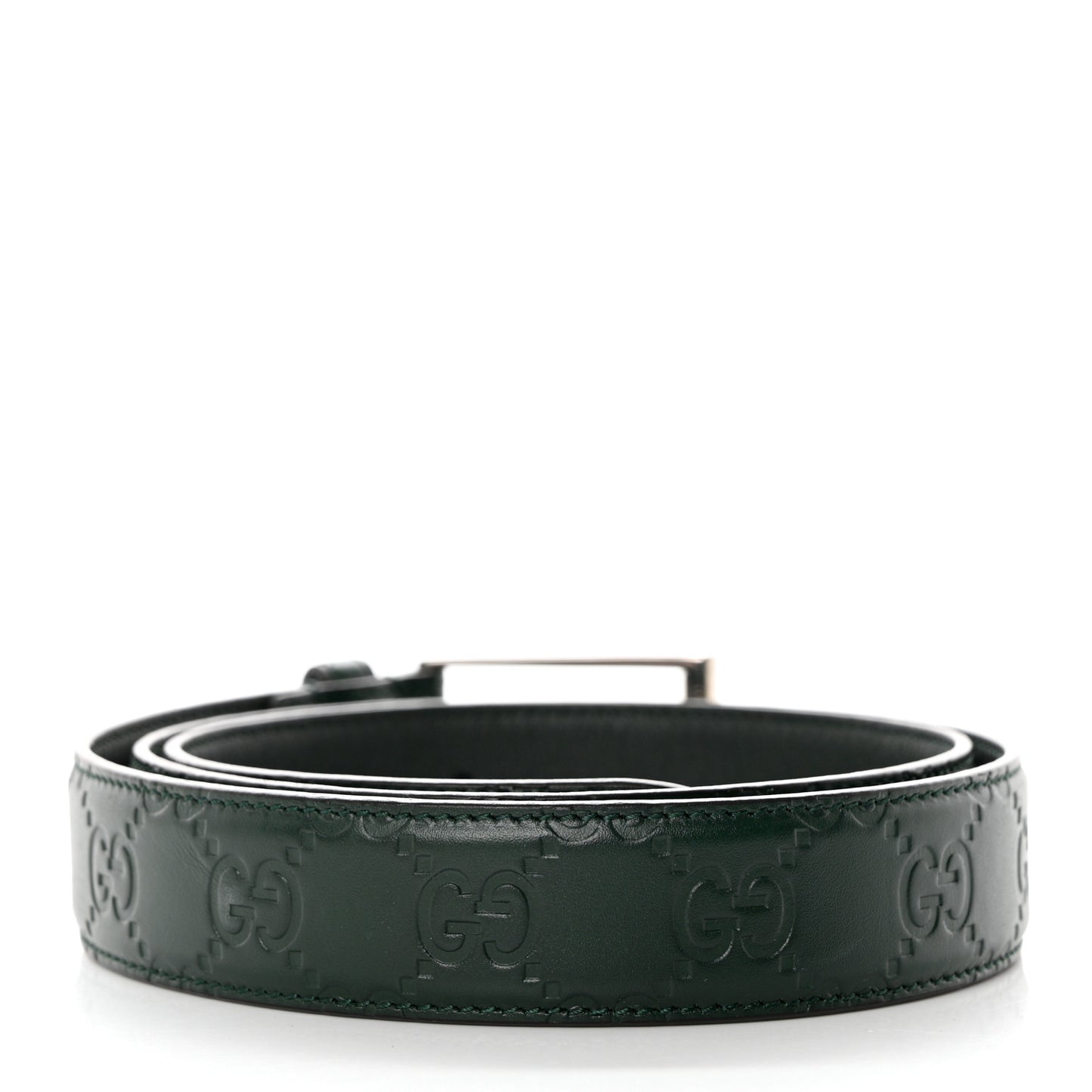 Guccissima Signature 30mm Belt 90 36 Verde