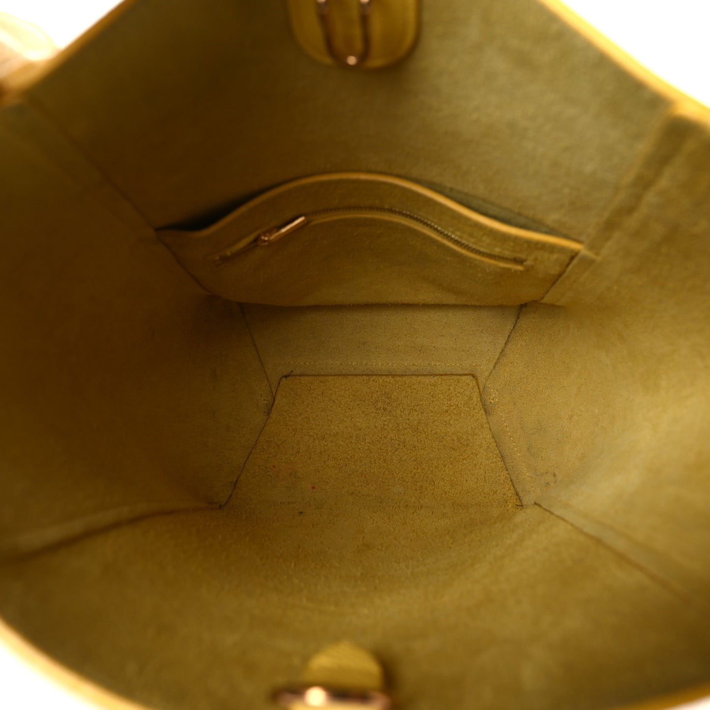 Soft Grained Calfskin Small Sangle Bucket Bag Citron