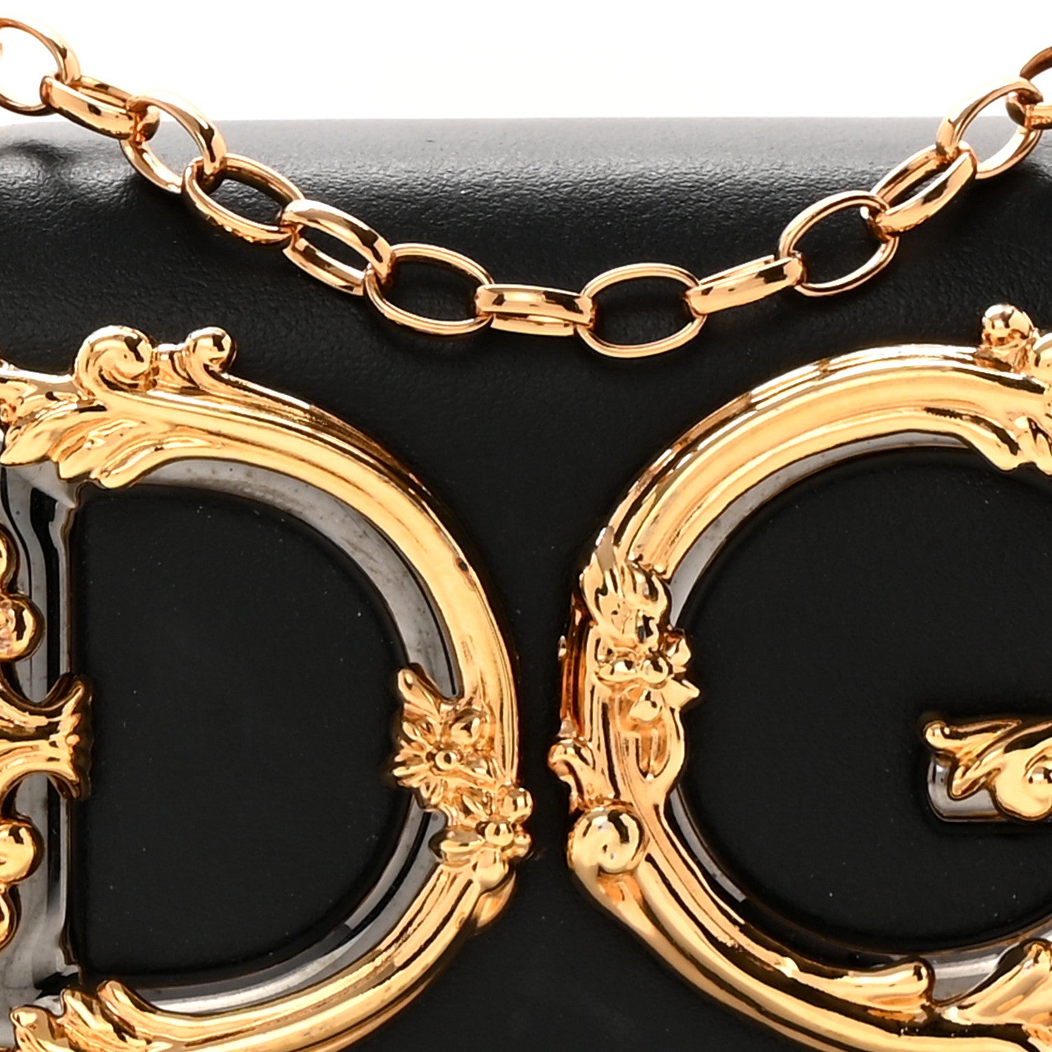 Dolce & Gabbana Calfskin Micro DG Girls Shoulder Bag Black 7 of 12