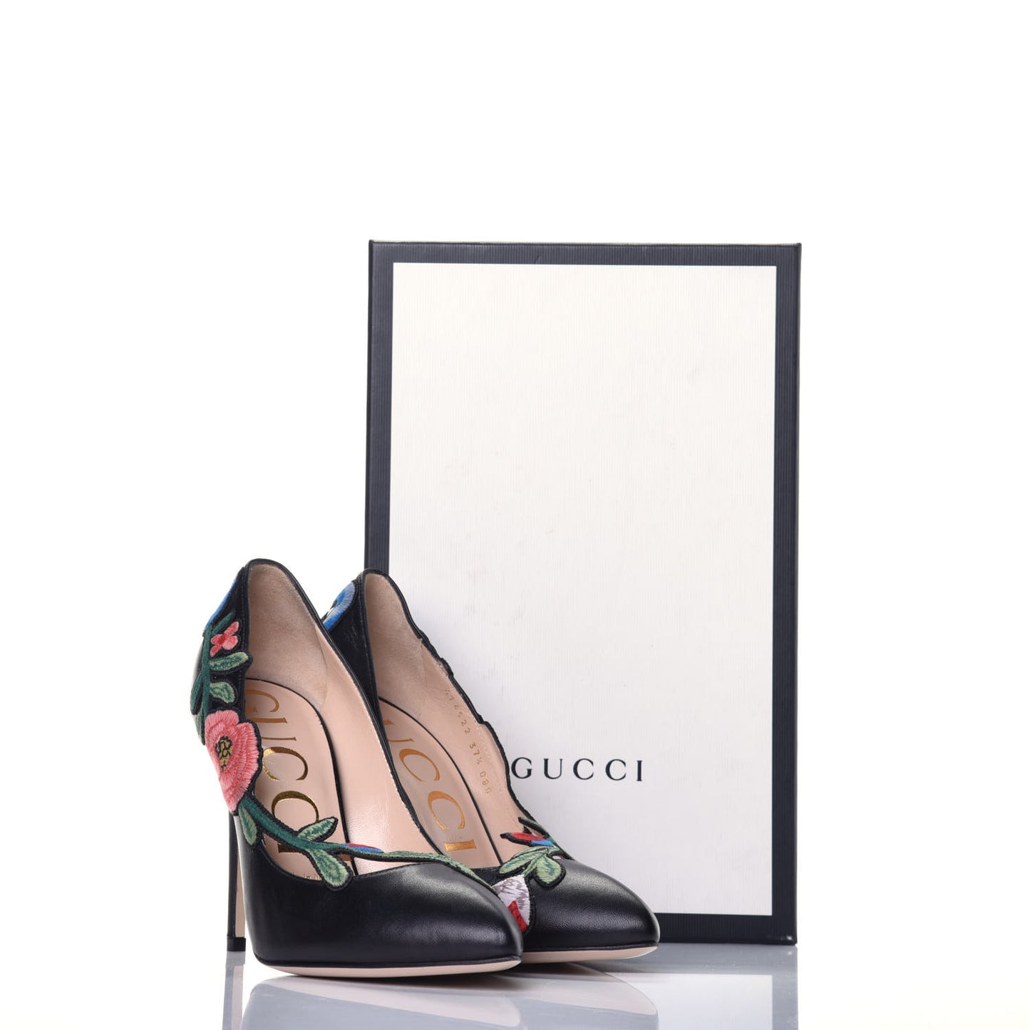 Calfskin Ophelia High Heel Pumps 37.5 Black