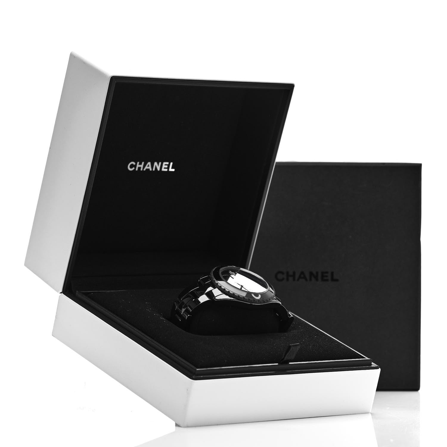 Chanel Stainless Steel Ceramic 38mm J12 Wanted de Chanel Automatic Watch Black 5 of 5