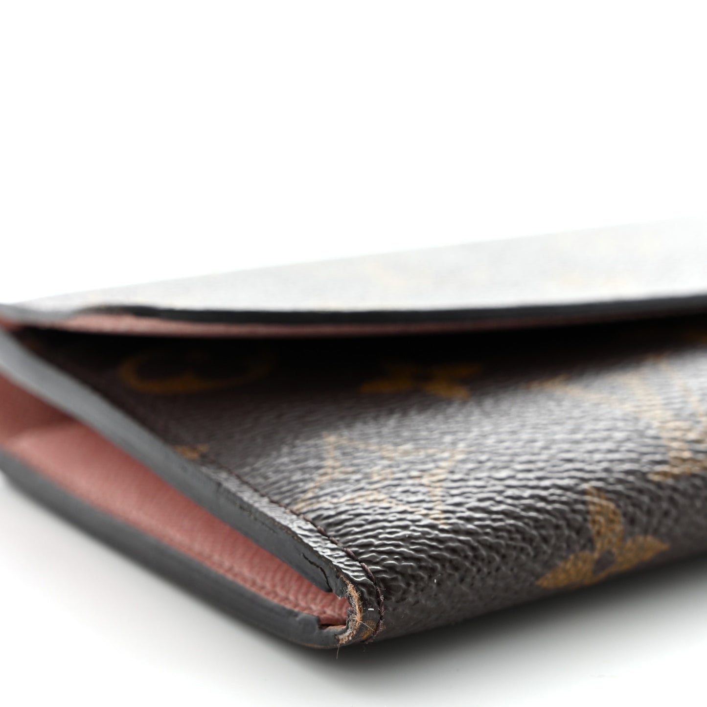 Monogram Emilie Wallet Rose Ballerine