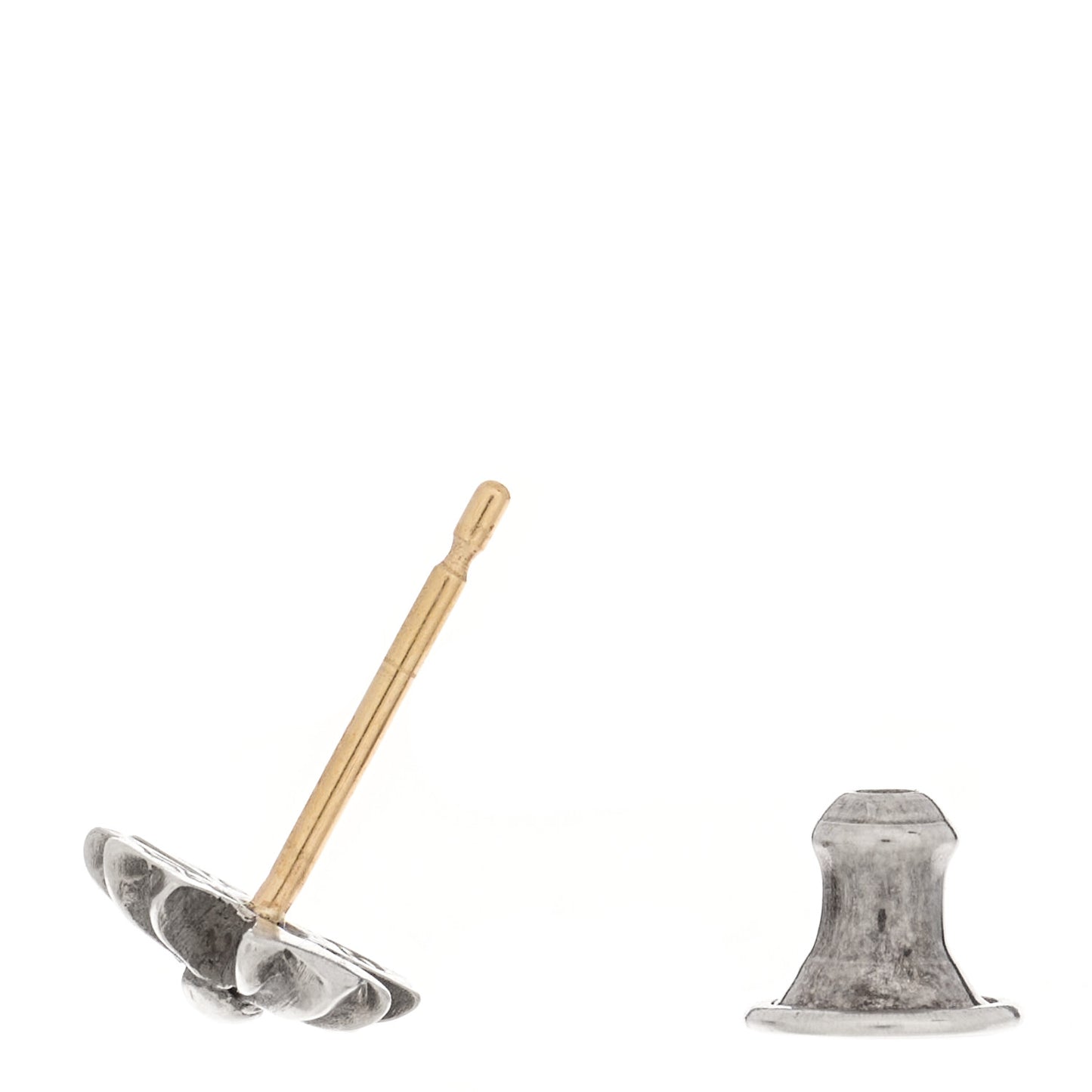 Sterling Silver CH Plus Single Stud Earring